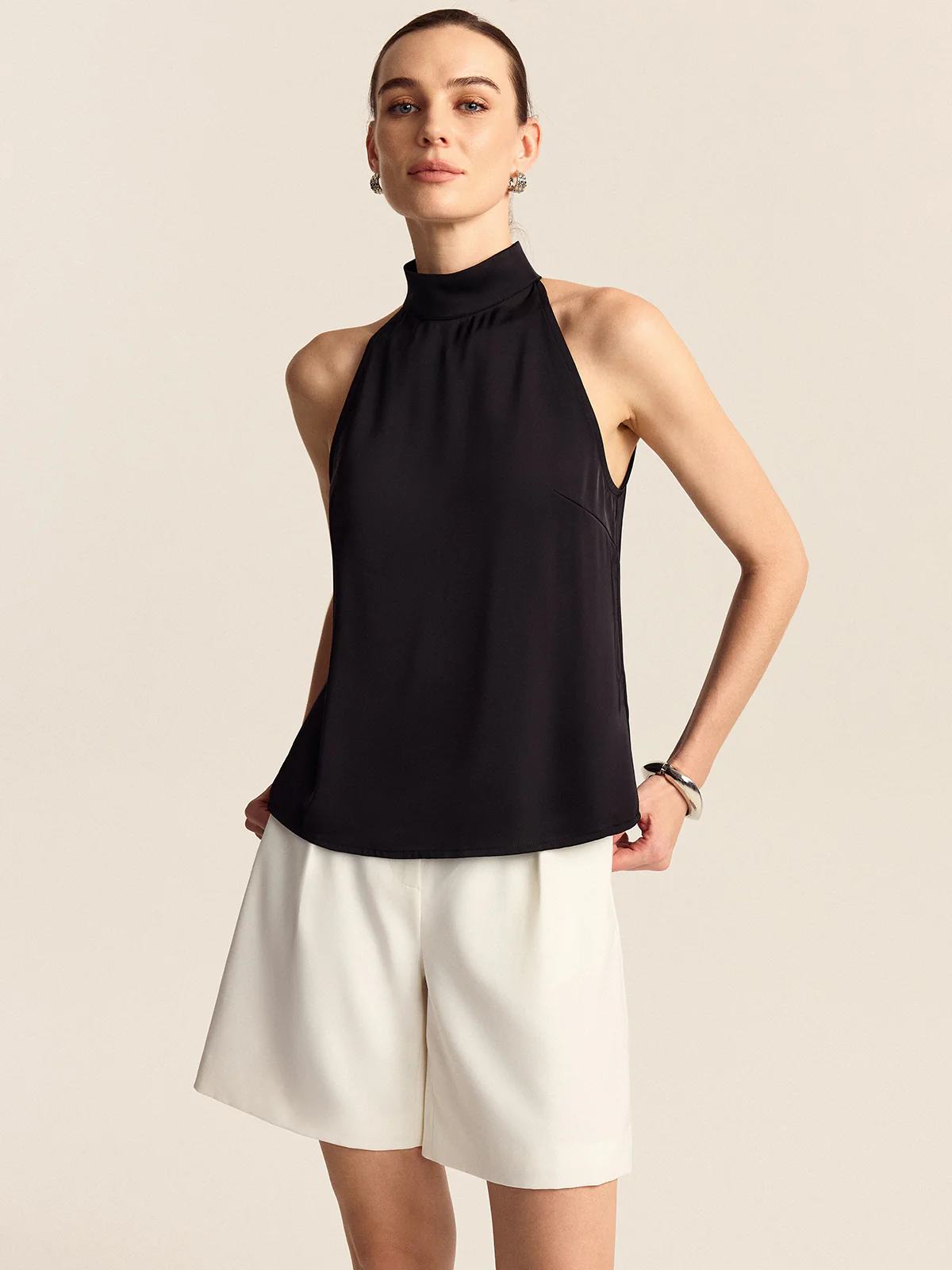 Satin Halter Top - Image 4