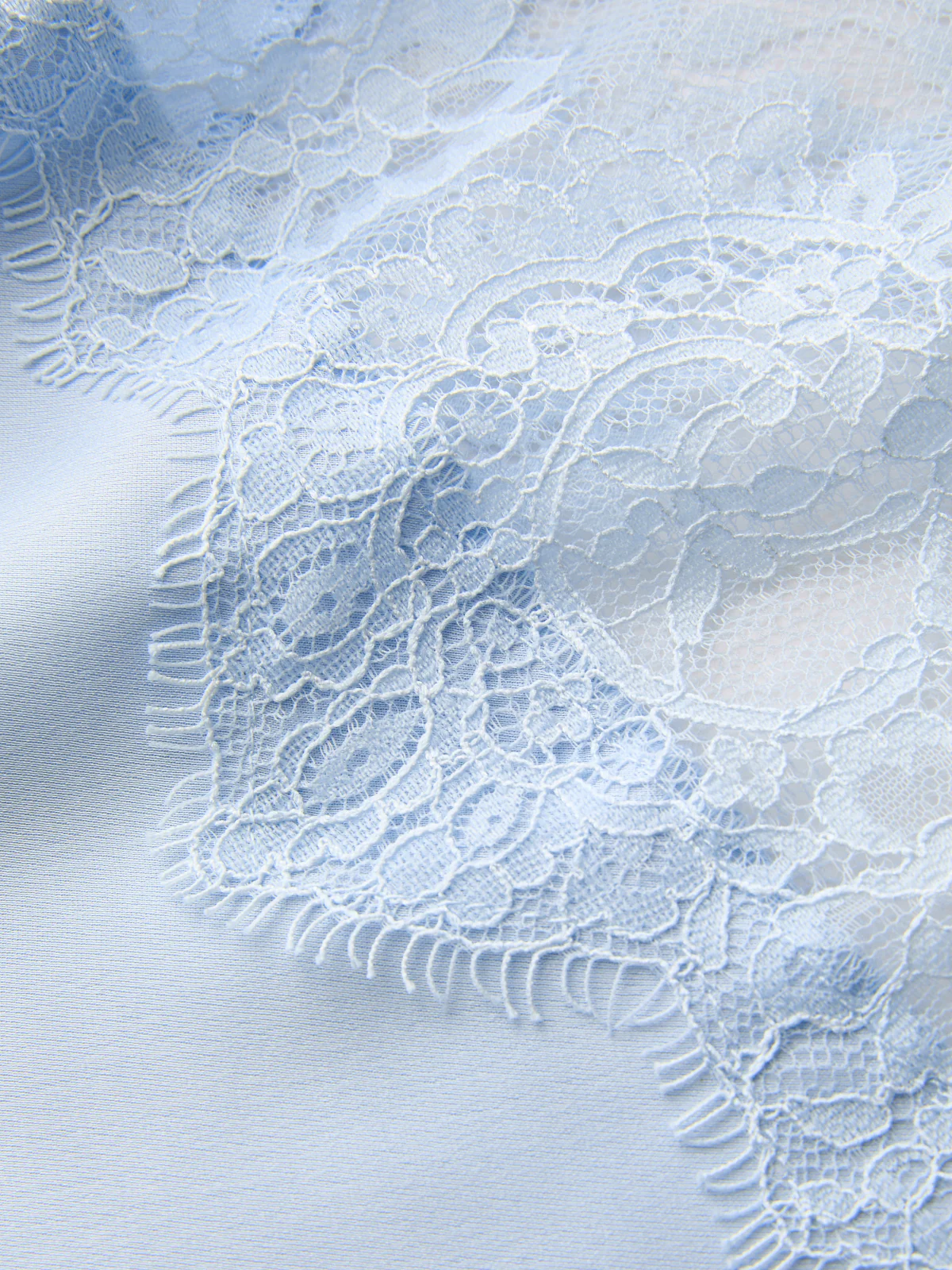 Satin Lace Insert Midi Skirt - Image 3