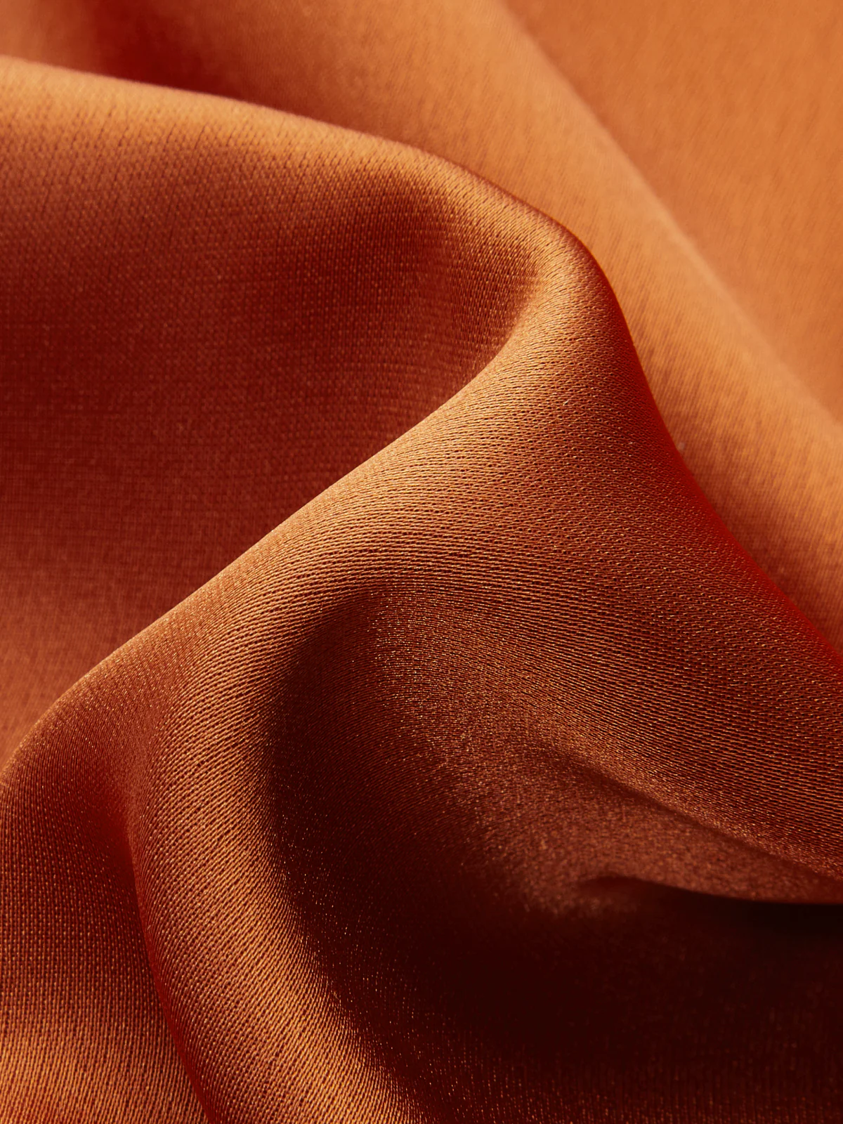 Satin V-Neck Long-Sleeve Ruched Bodysuit - Image 3