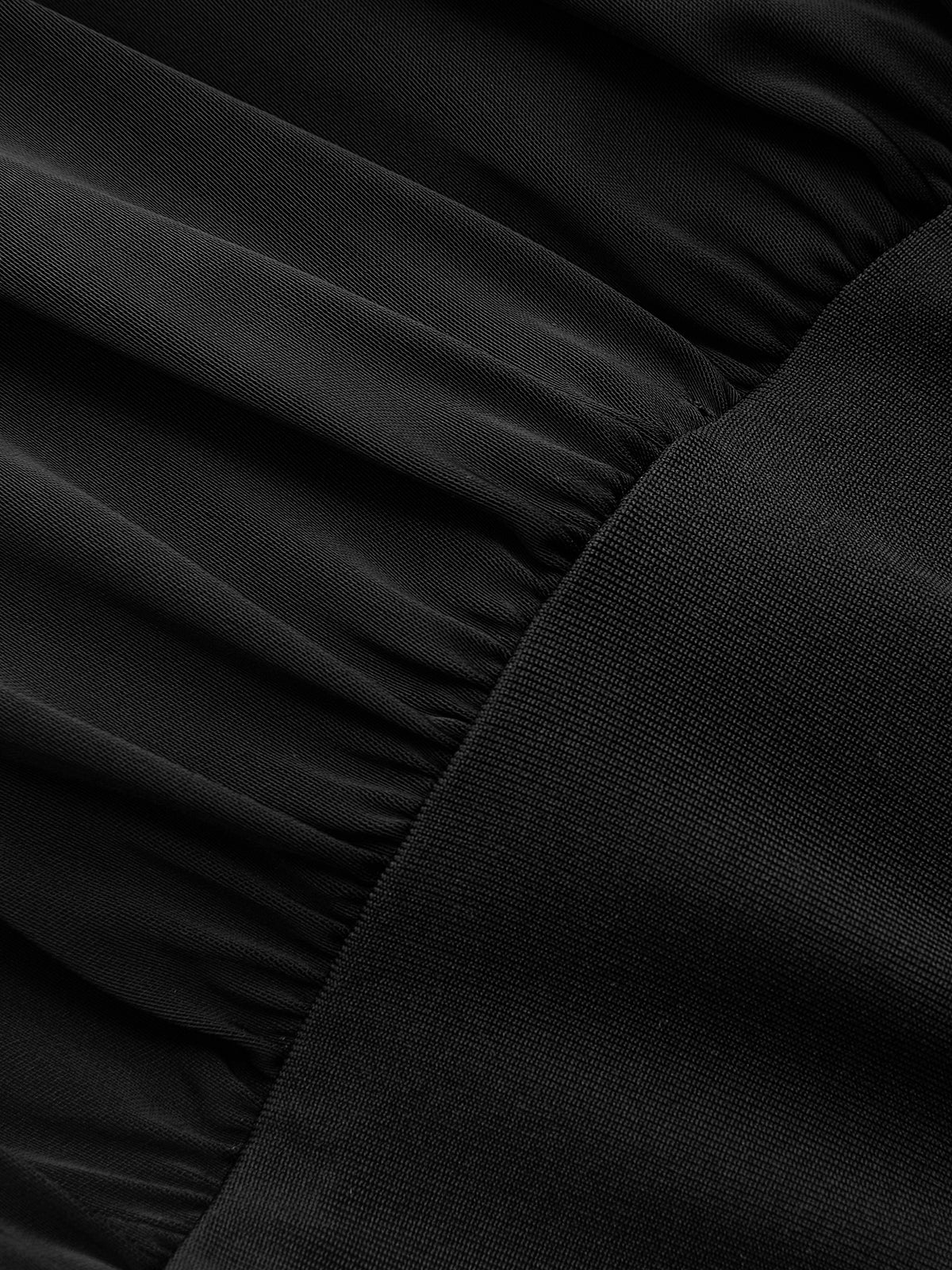 Satin Wrap Bodysuit & Striped Shorts Set - Image 6