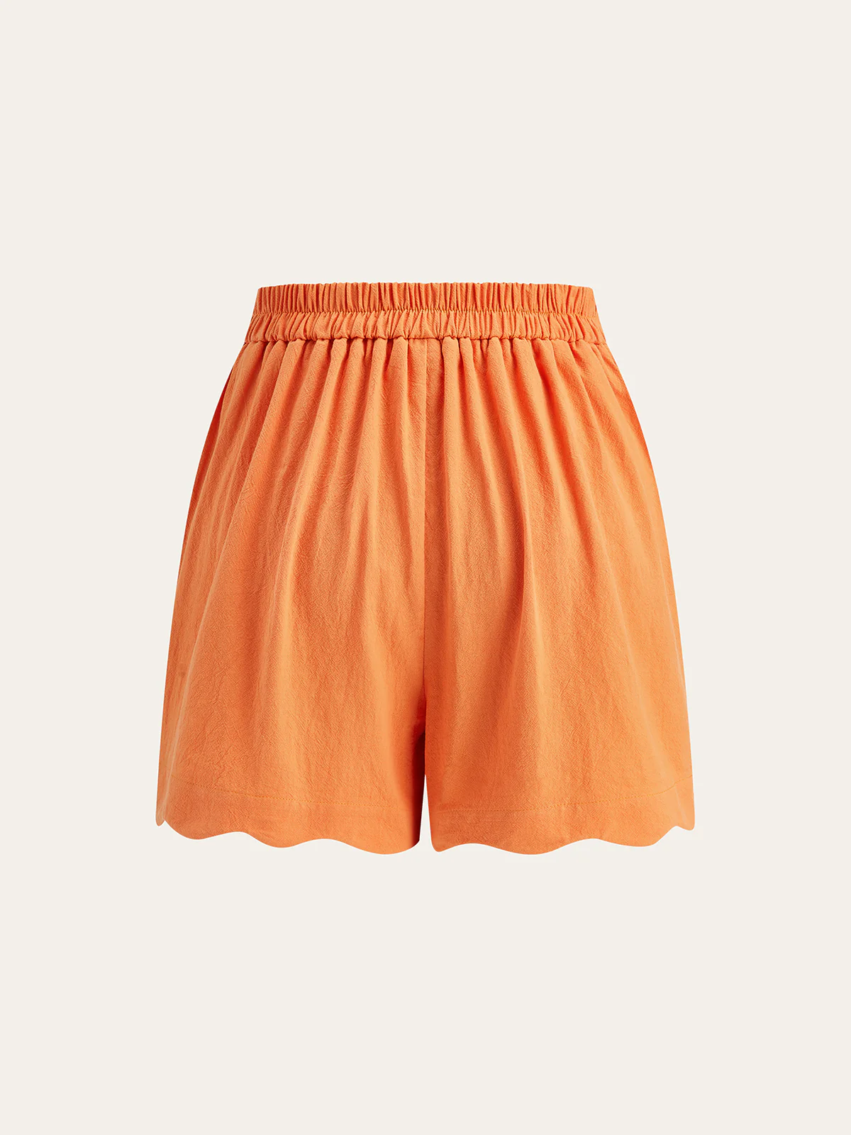 Scallop Hem Cami Top and Shorts Set - Image 5