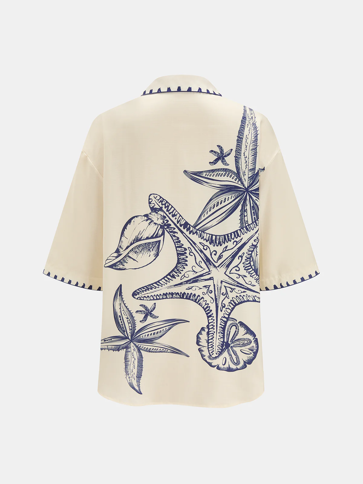 Seashell Print Shirt & Shorts Set - Image 4