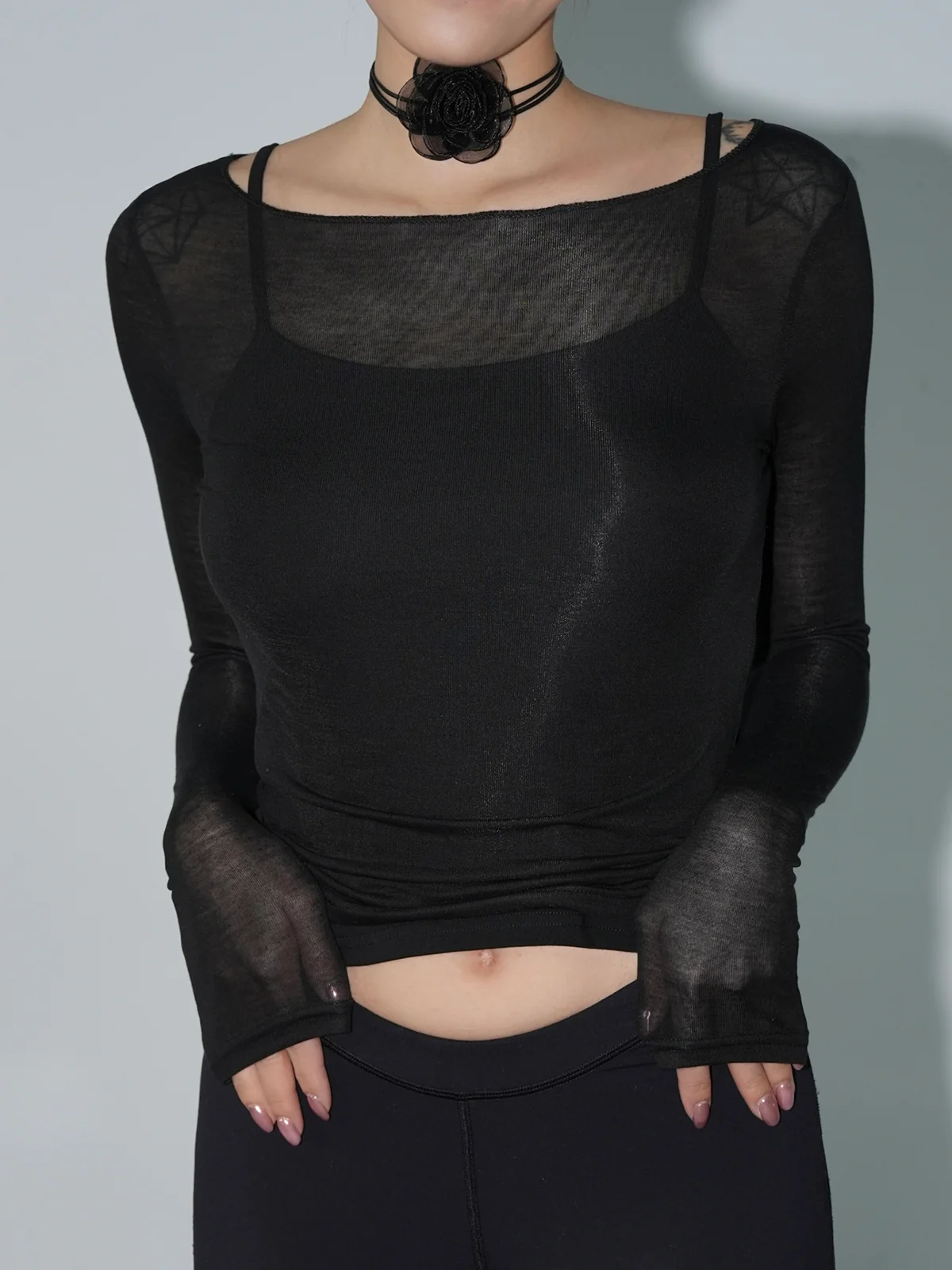See Through Cover Up Shirt - Image 4