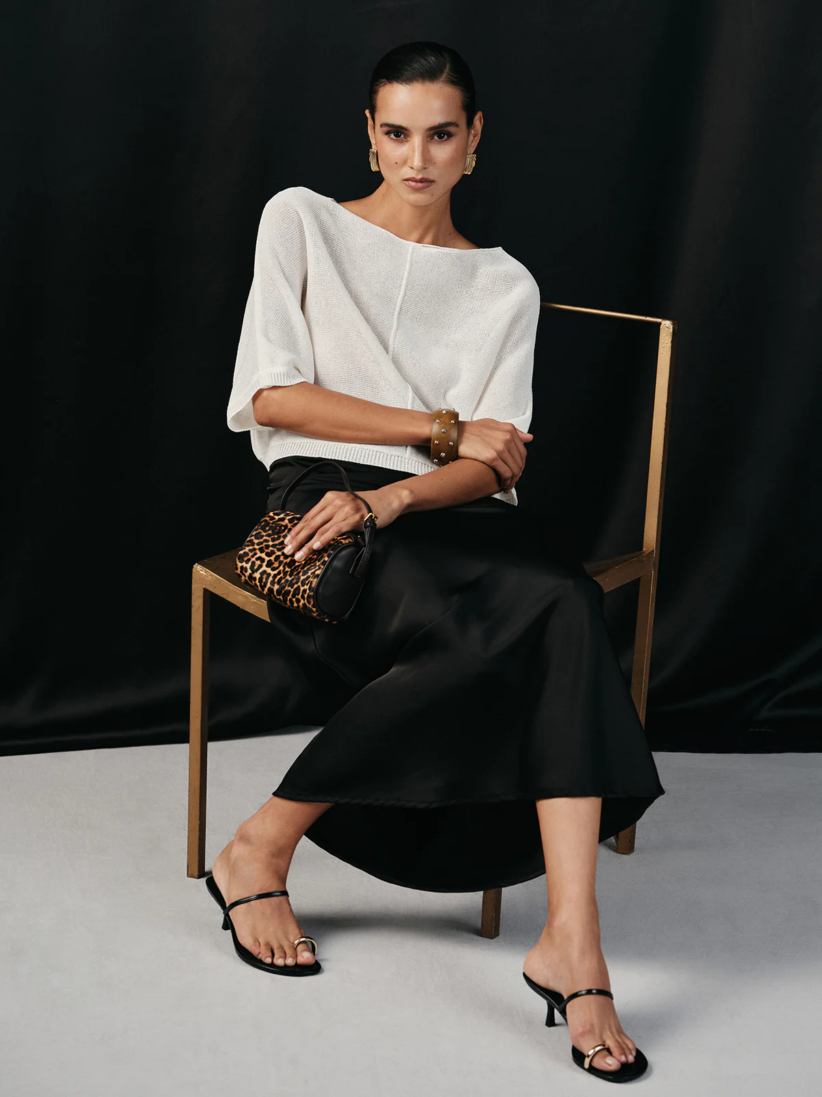 Semi-Sheer Batwing Sweater - Image 4