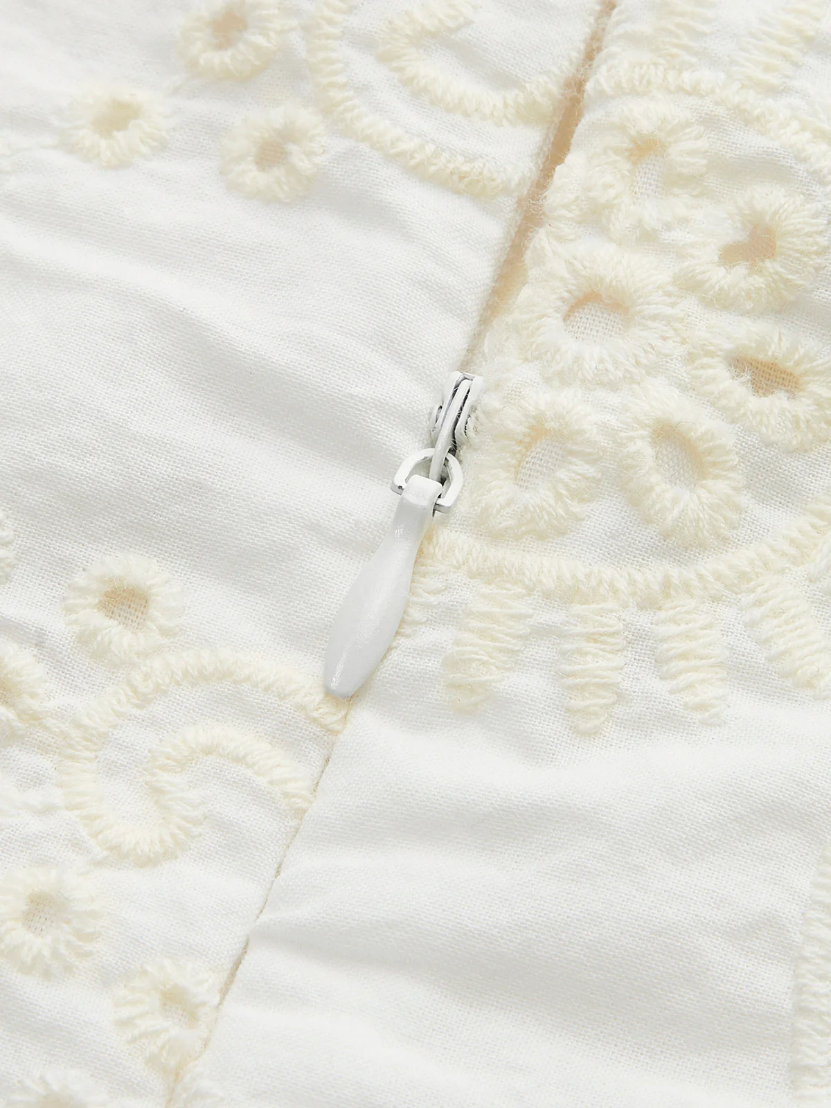 Semi-Sheer Bohemian Lace-Up Dress - Image 9