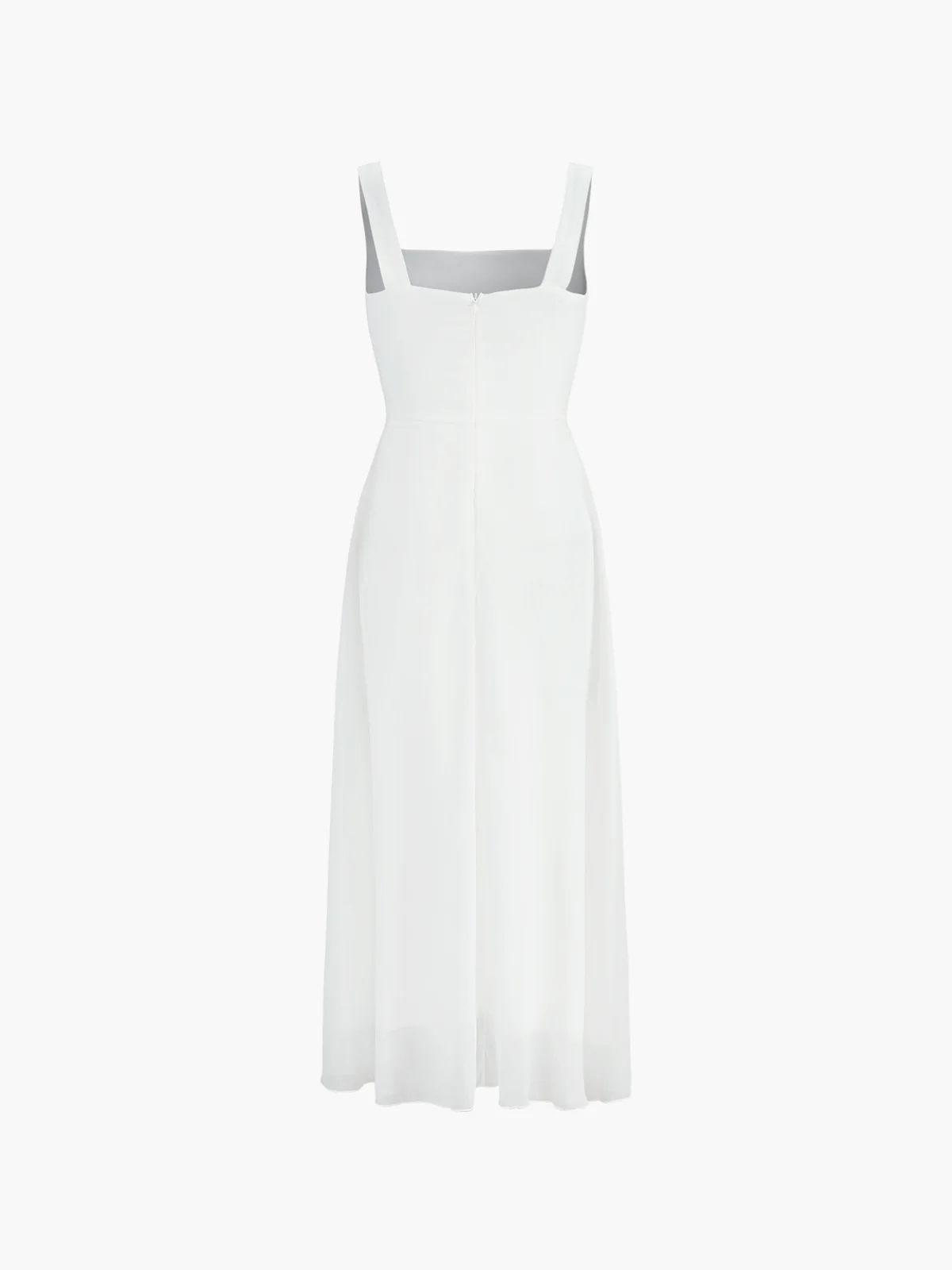 Semi-Sheer Cami Long Dress - Image 3