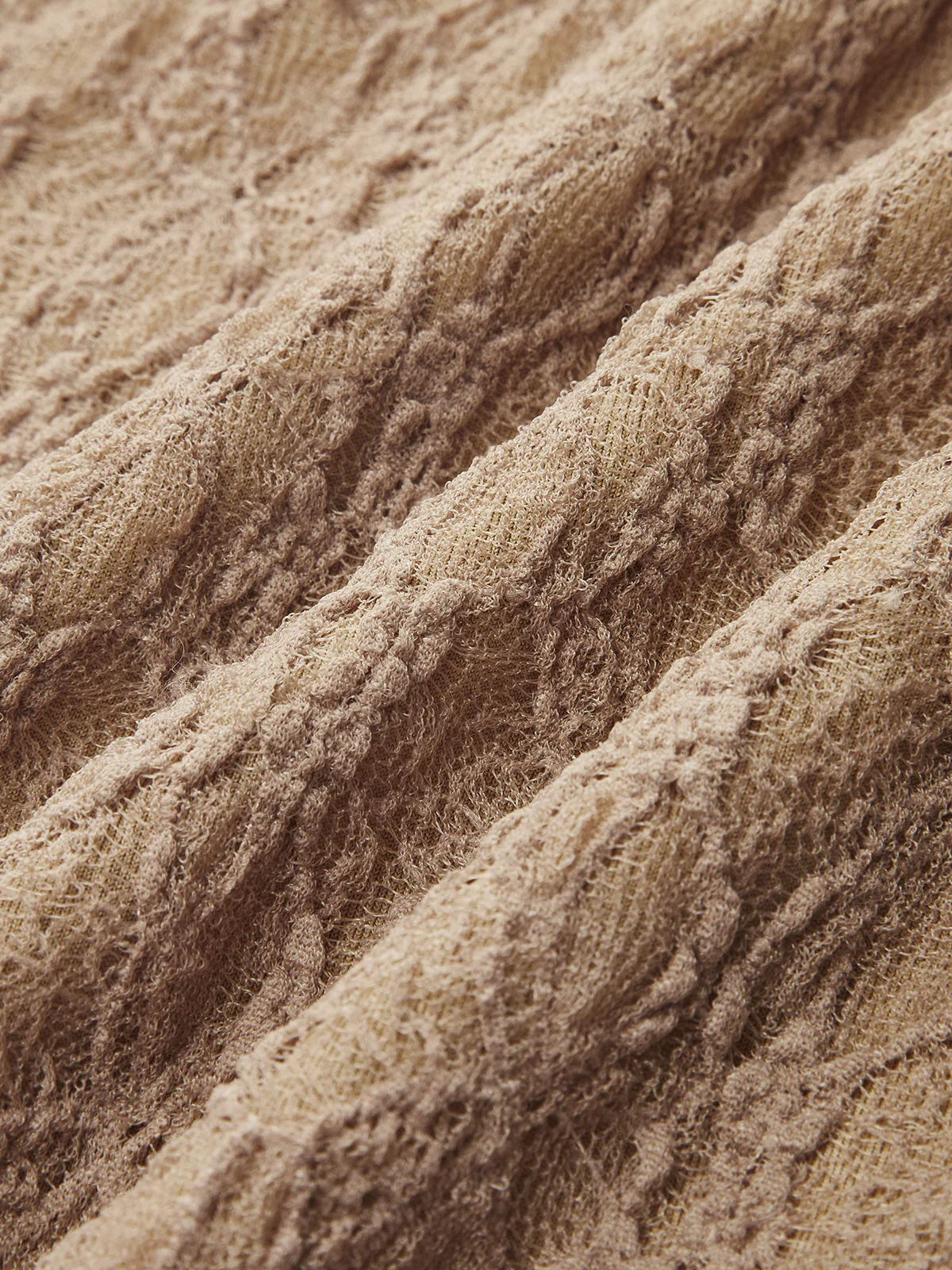 Semi-Sheer Lace Twist-Front Long-Sleeve Bodysuit - Image 3