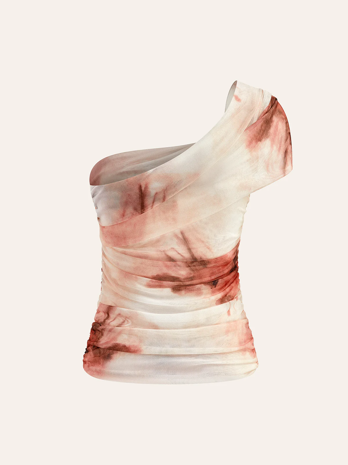 Tie-Dye One-Shoulder Top - Image 3
