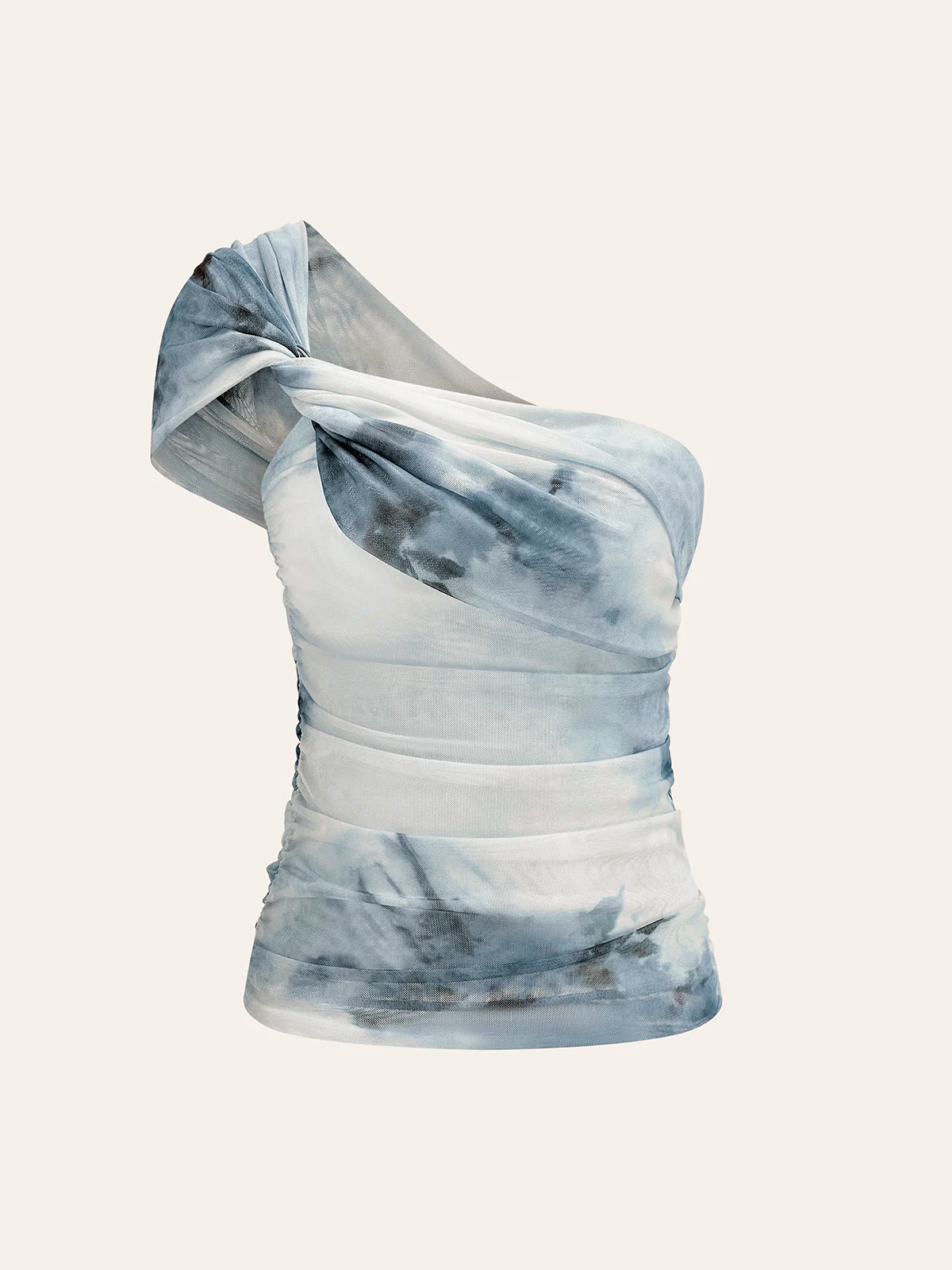 Tie-Dye One-Shoulder Top - Image 4
