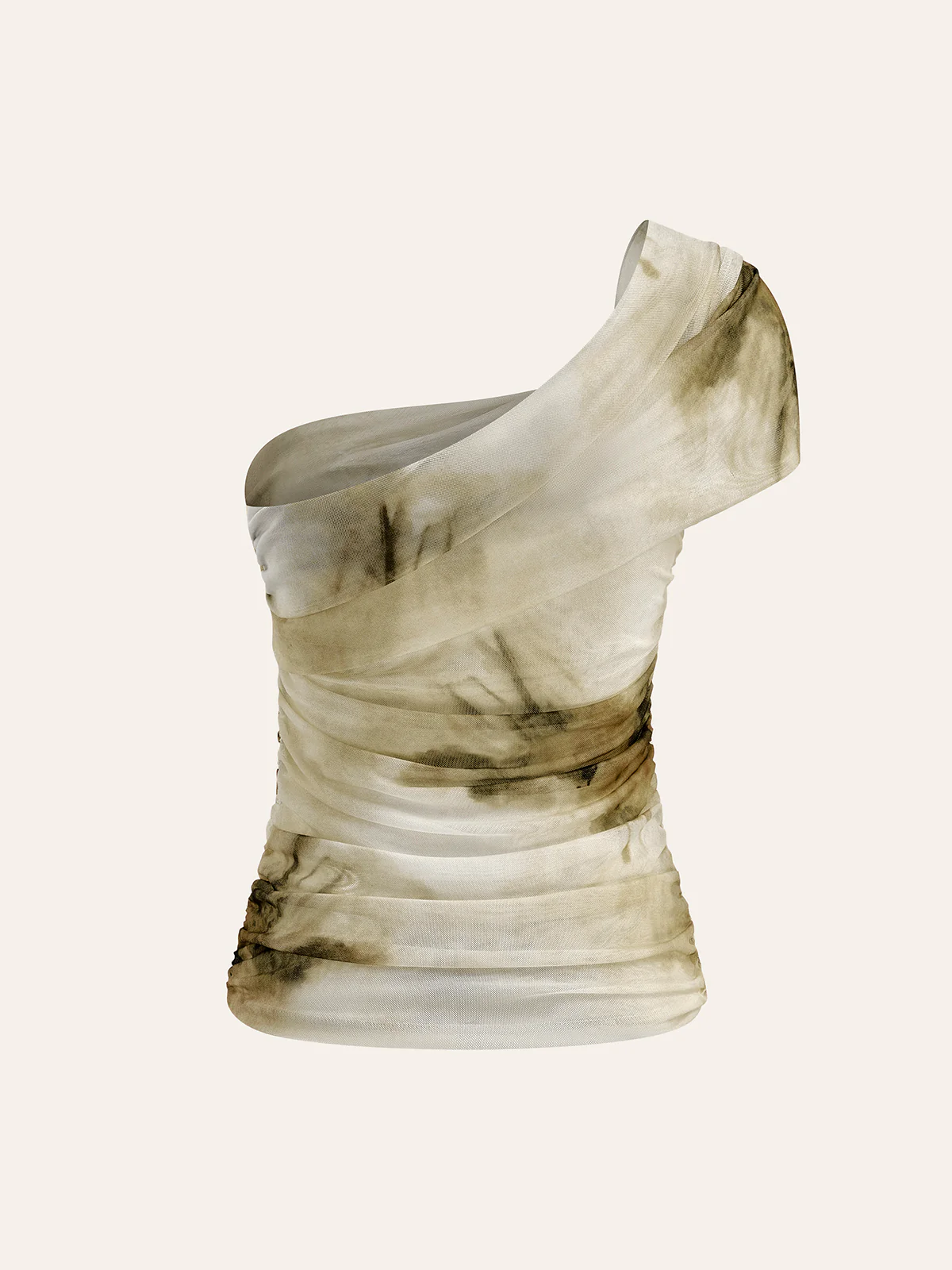 Tie-Dye One-Shoulder Top - Image 7