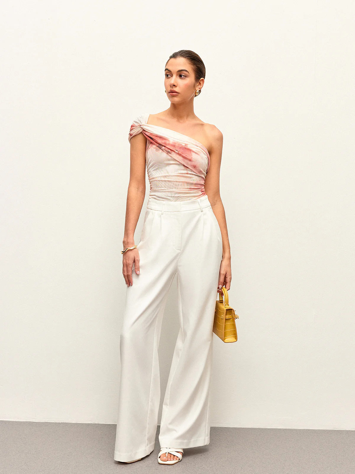 Tie-Dye One-Shoulder Top - Image 9