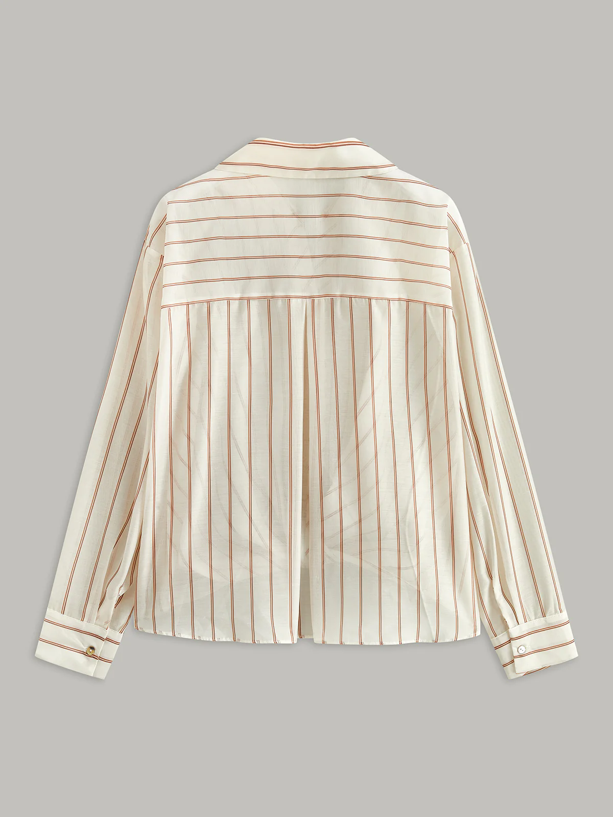Stripe Cropped Shirt (Semi-Sheer) - Image 3