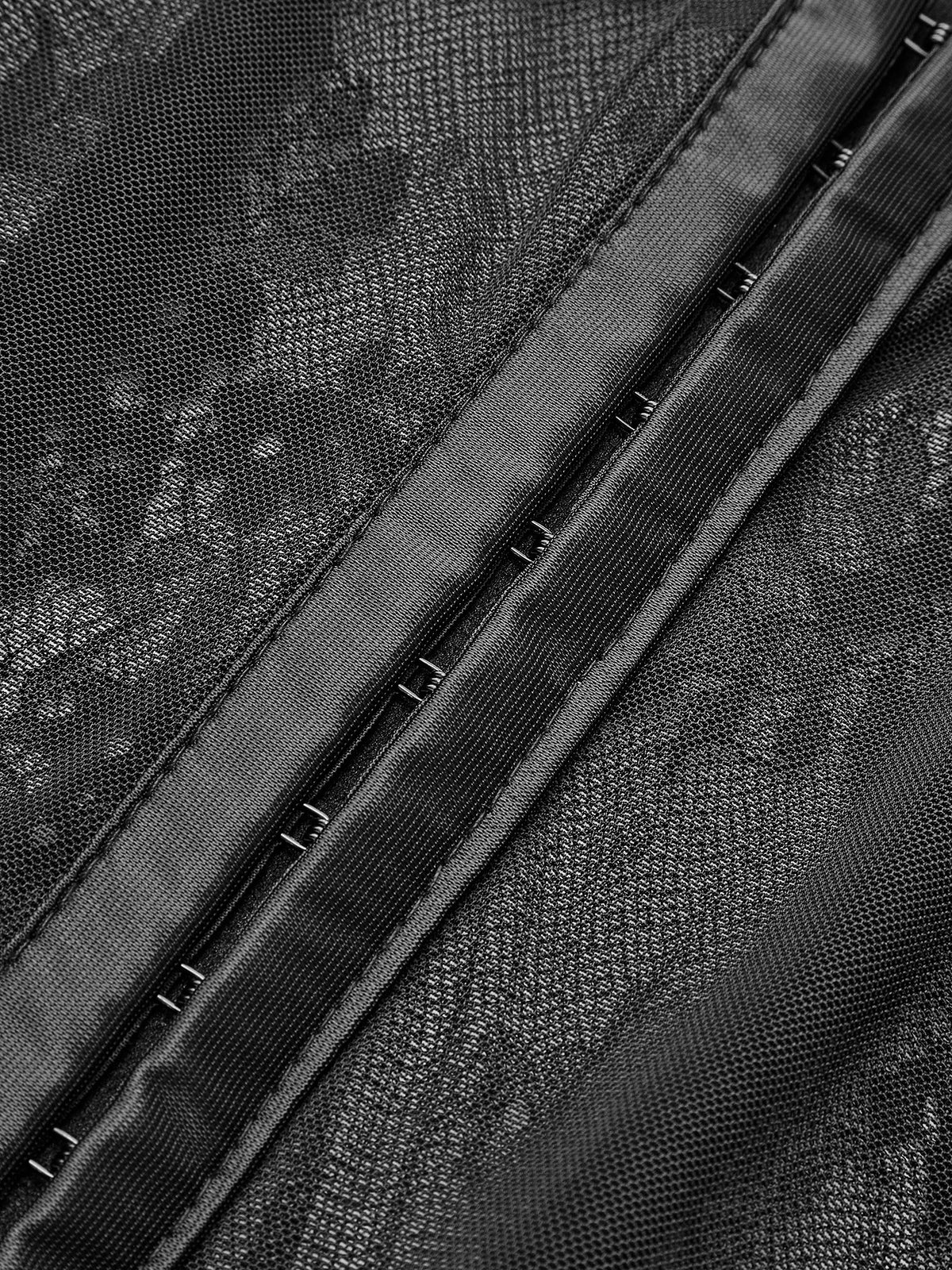 Semi-Sheer Sweetheart Lace Corset - Image 8