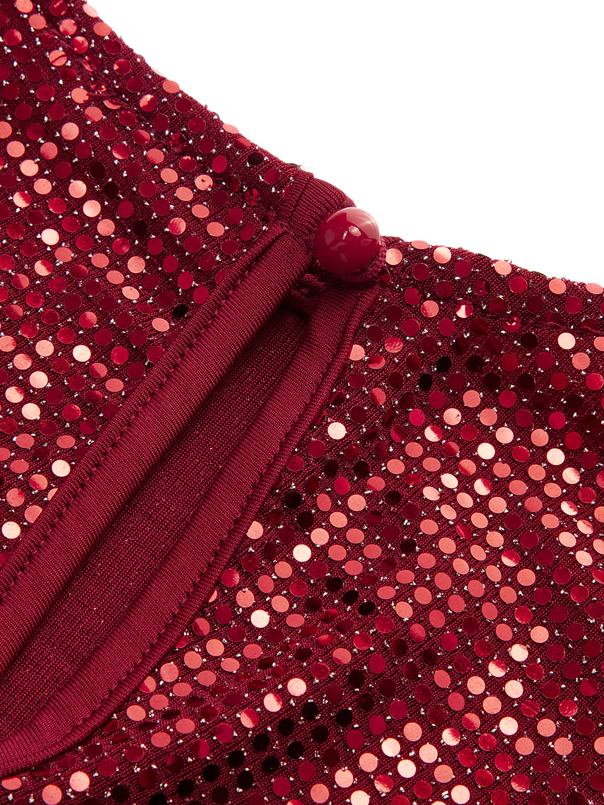 Sequin Ruched Sleeveless Top - Image 3