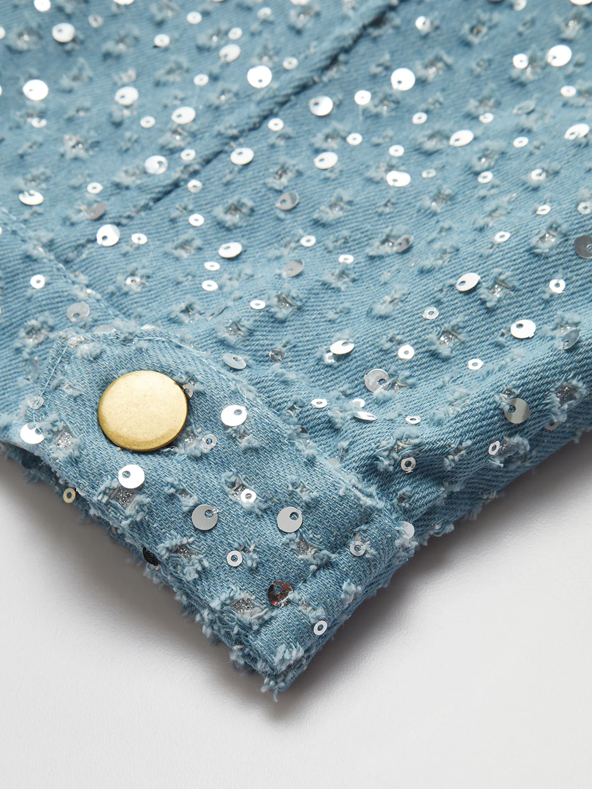 Sequins Decor Crop Jacket - Image 5