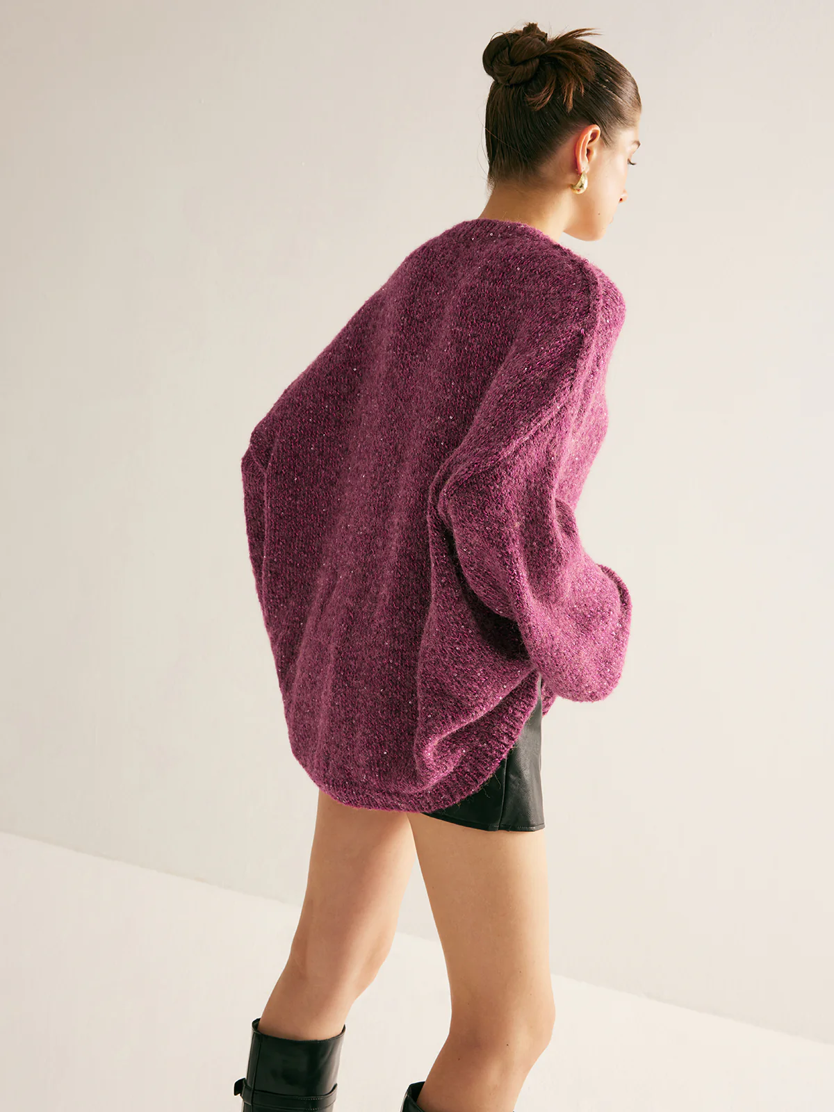 Sequins Loose Sweater - Image 6