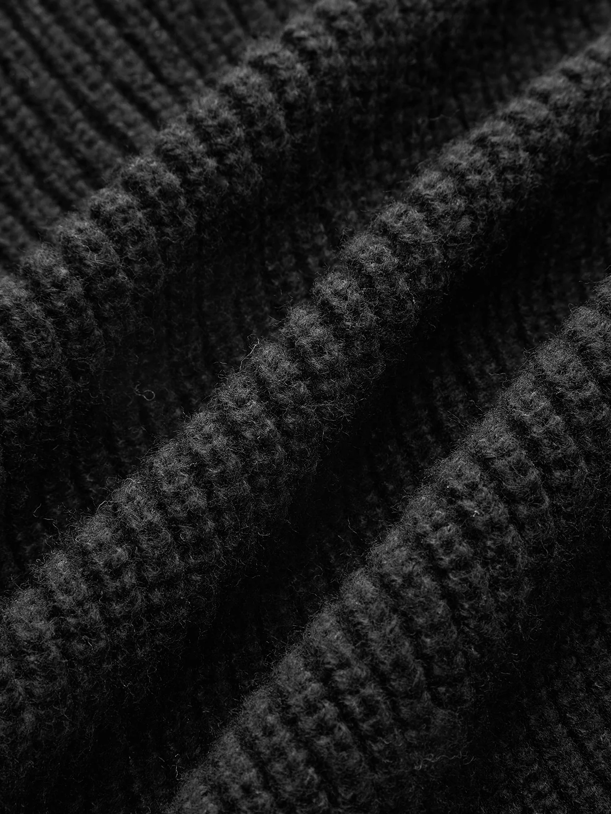 Shawl Collar Batwing Sleeve Knit Outerwear - Image 3