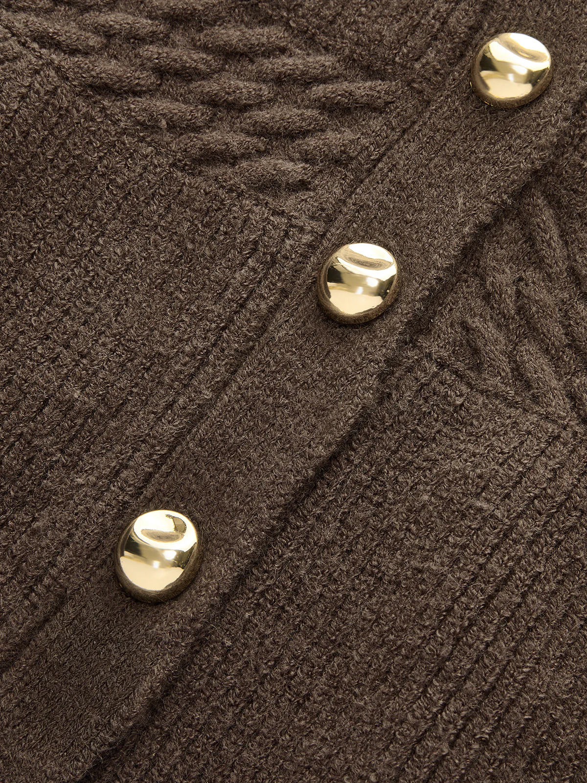 Shawl Collar Peplum Knit Cardigan - Image 4