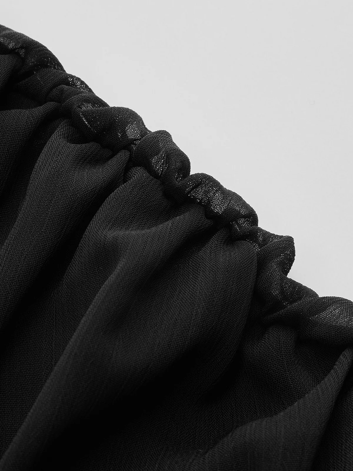Sheer Chiffon Mock Neck Sleeveless Blouse - Image 3