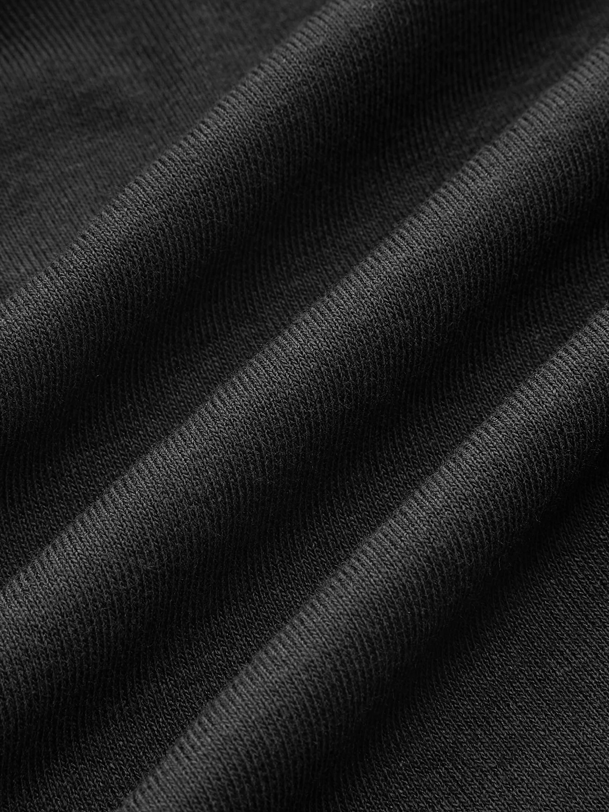 Sheer Mesh Shoulder Turtleneck Long Sleeve Top - Image 3