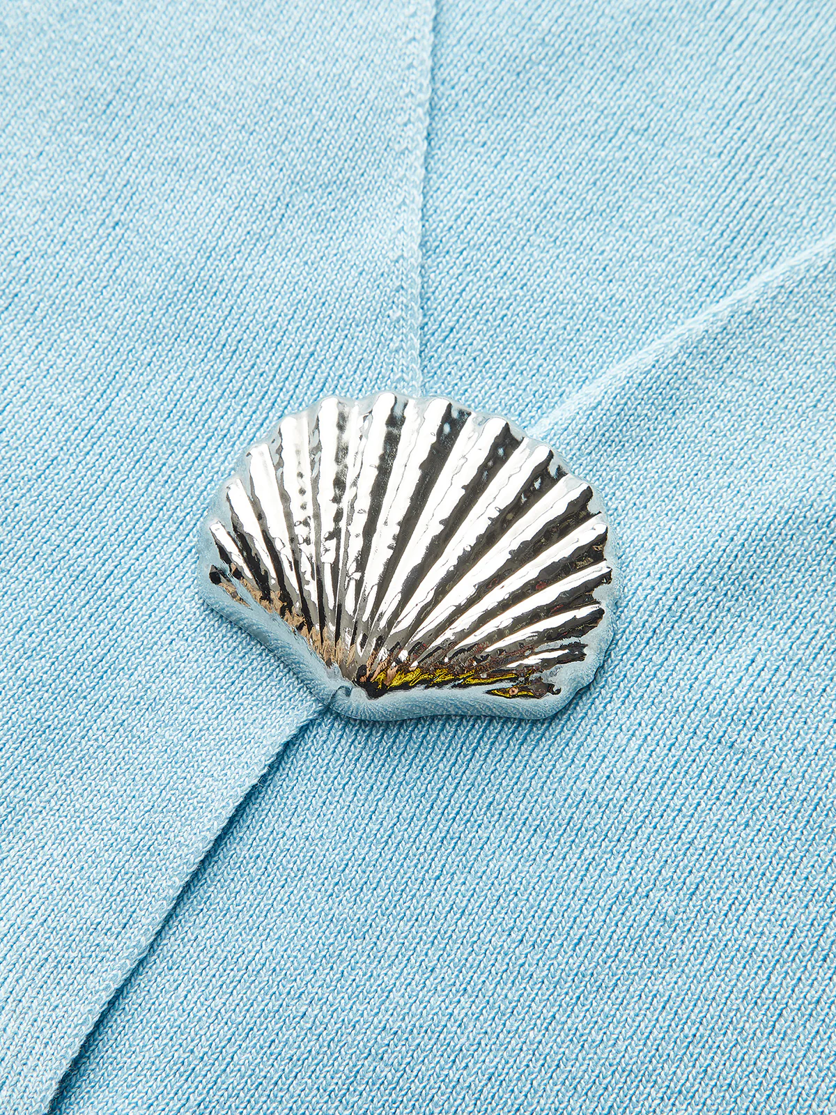 Shell Button Knit Vest - Image 2