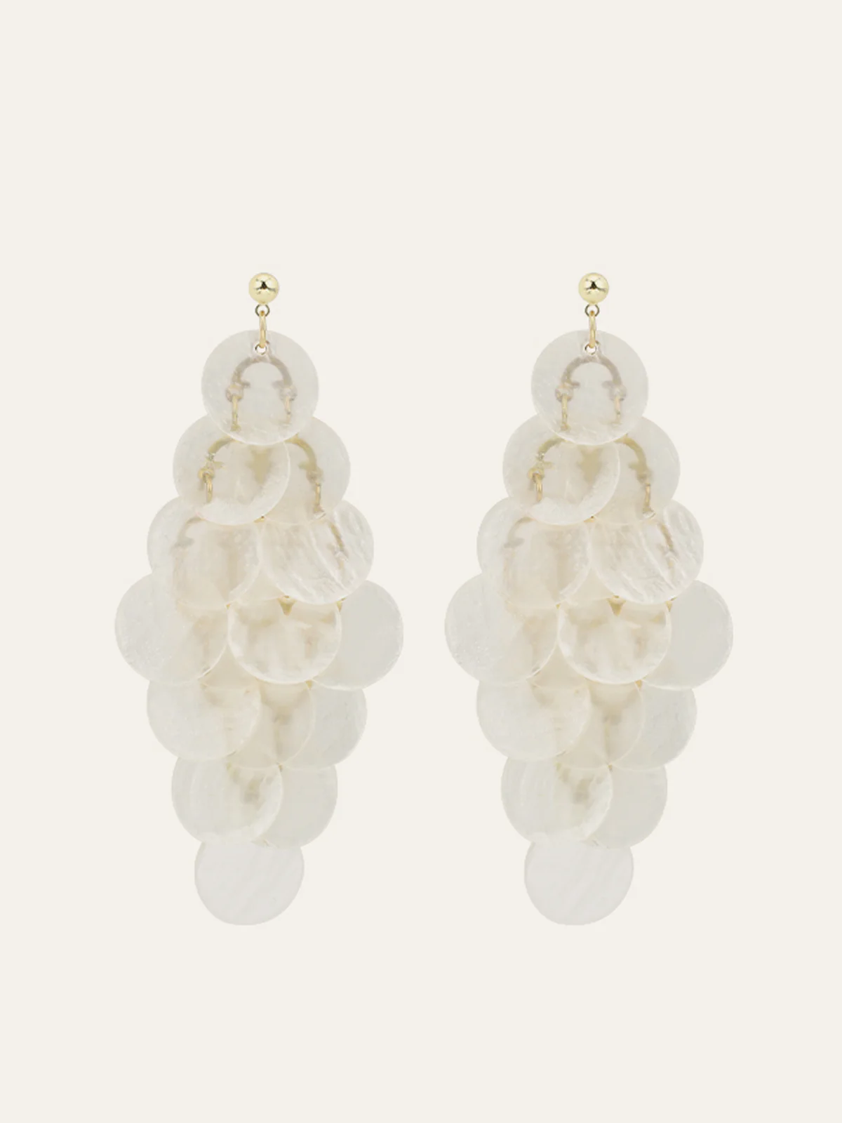 Shell Chandelier Earrings - Image 2