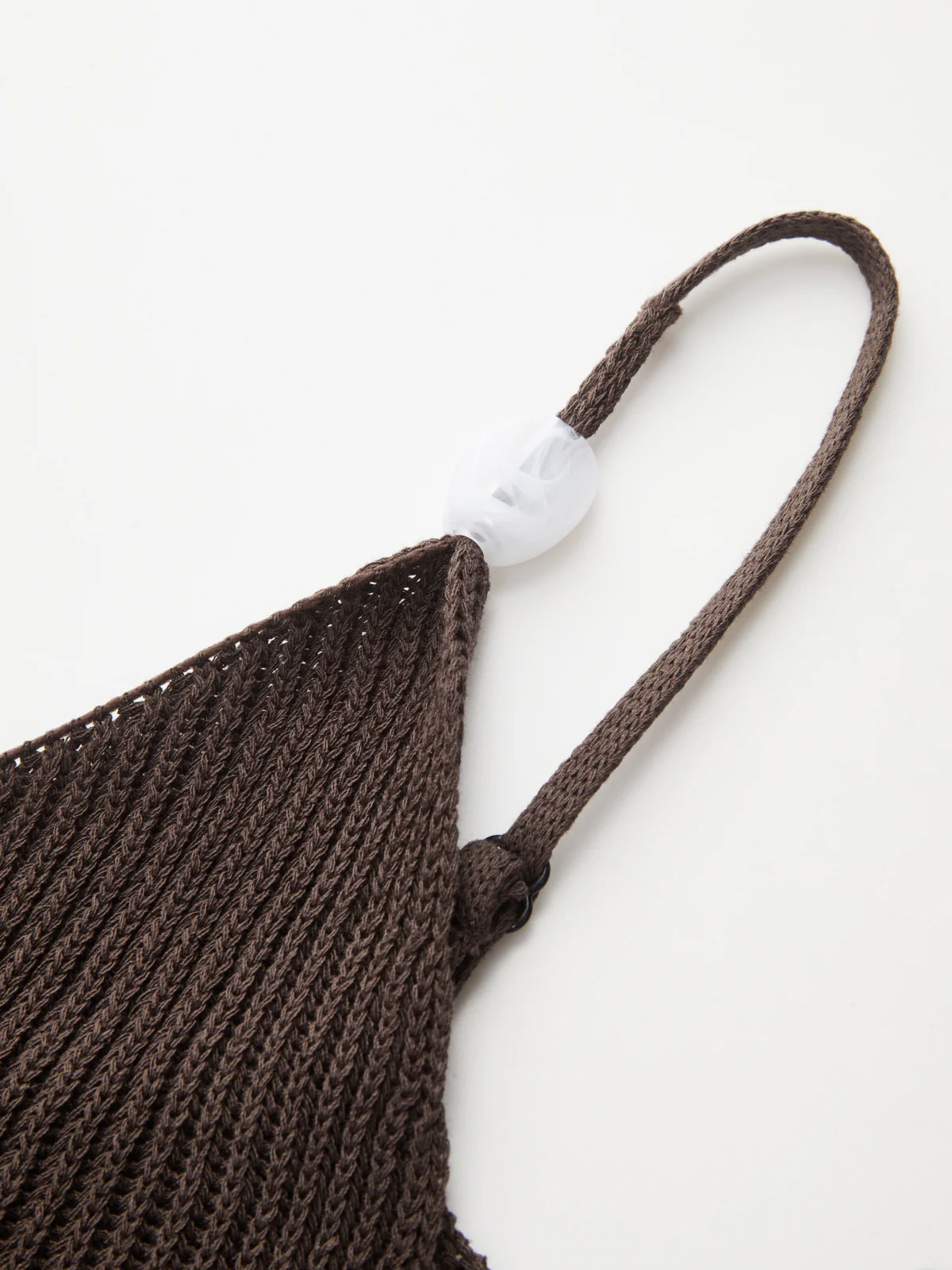 Shell Detail Ribbed Knit Cami Top - Image 5
