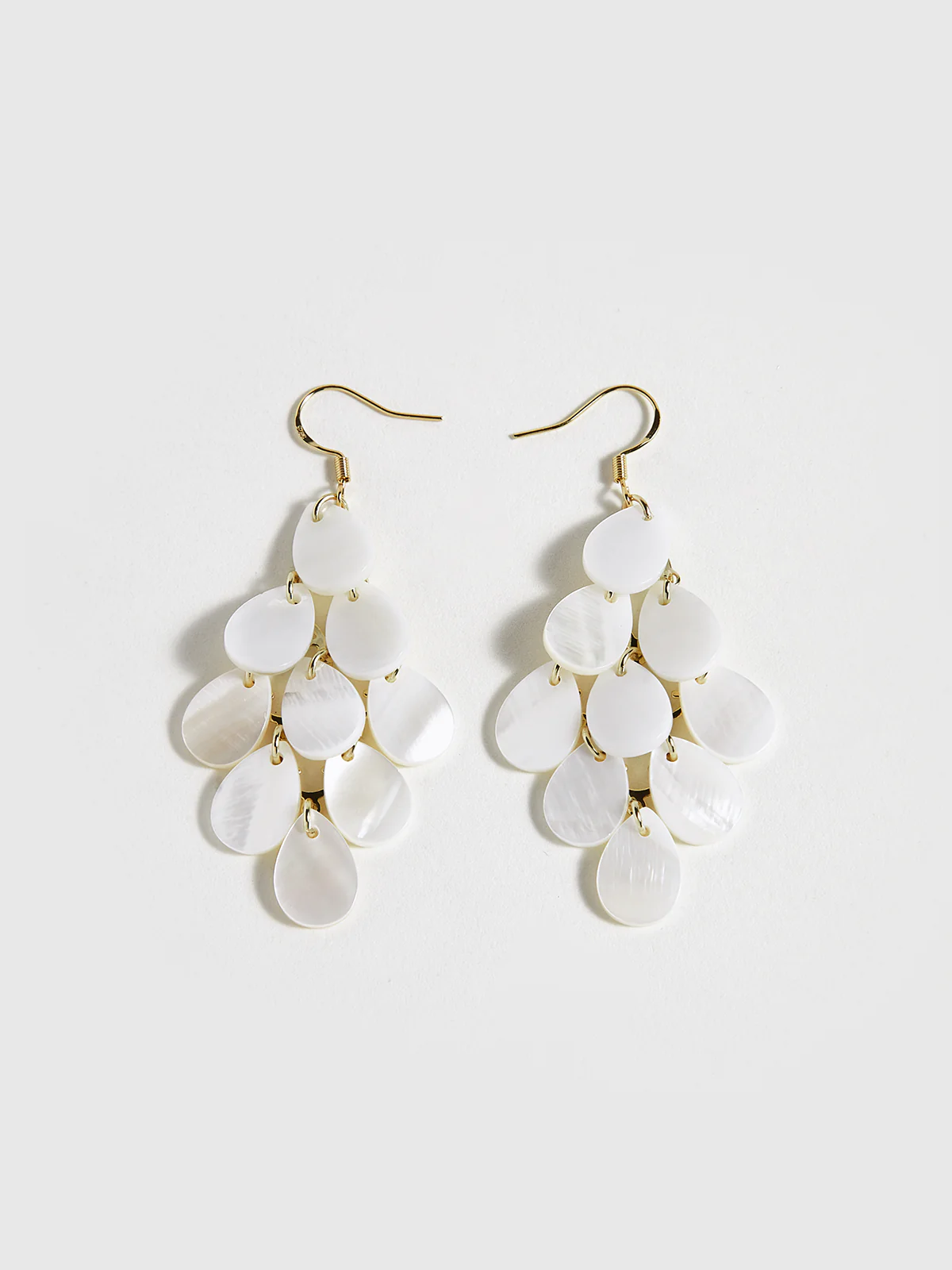 Shell Tassel Drop Earrings
