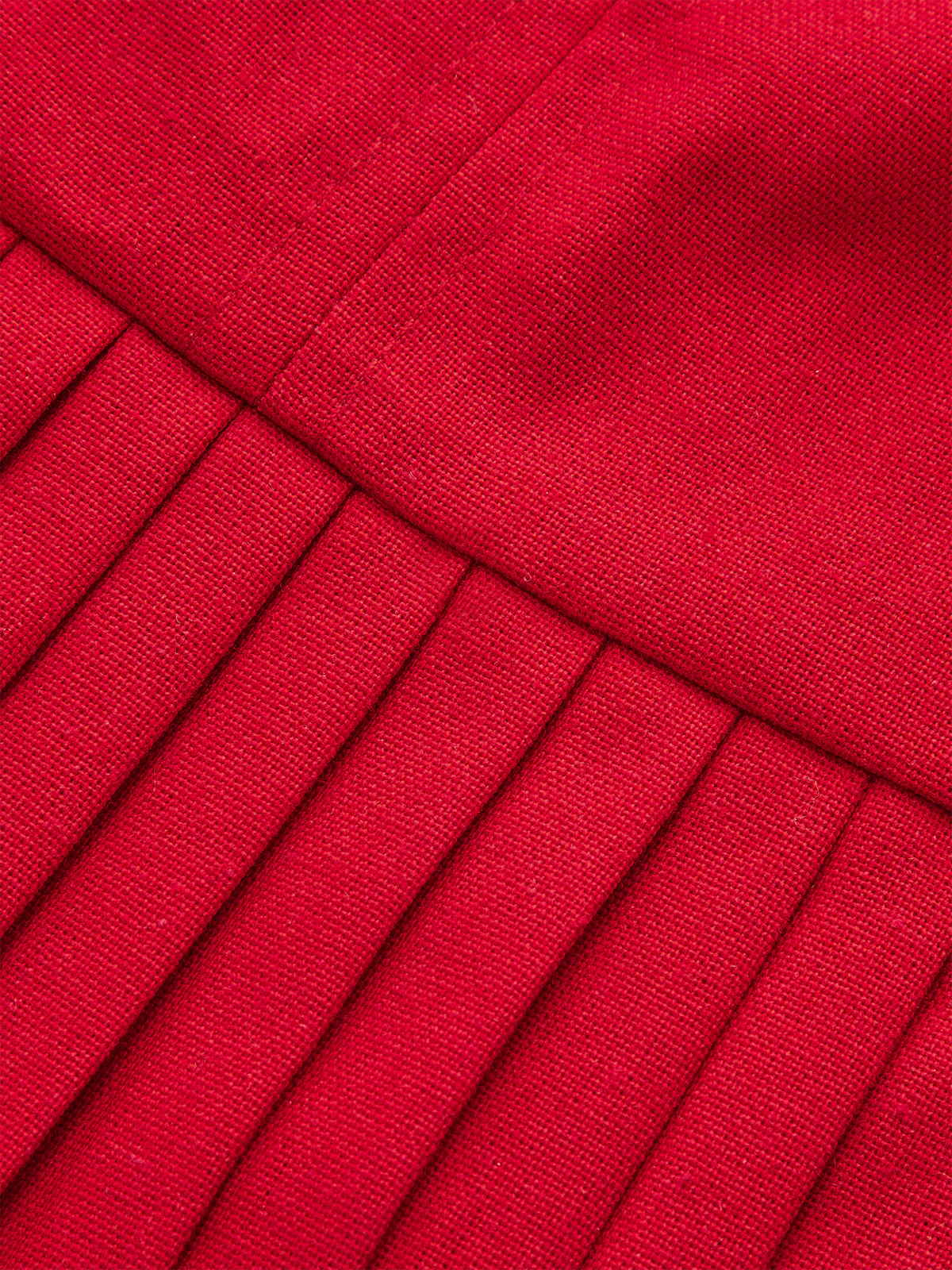 Shirt-Collar Pleated Dress with Belt - Image 6