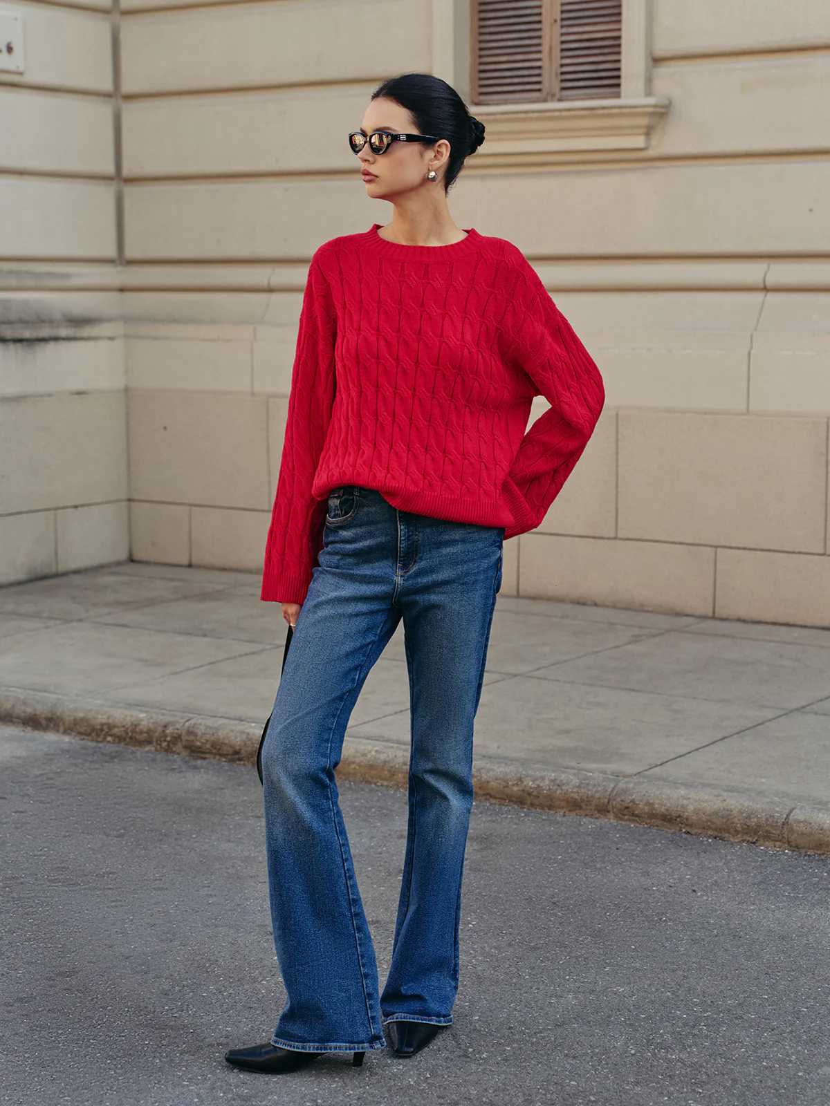 Side Split Twist Sweater - Image 2