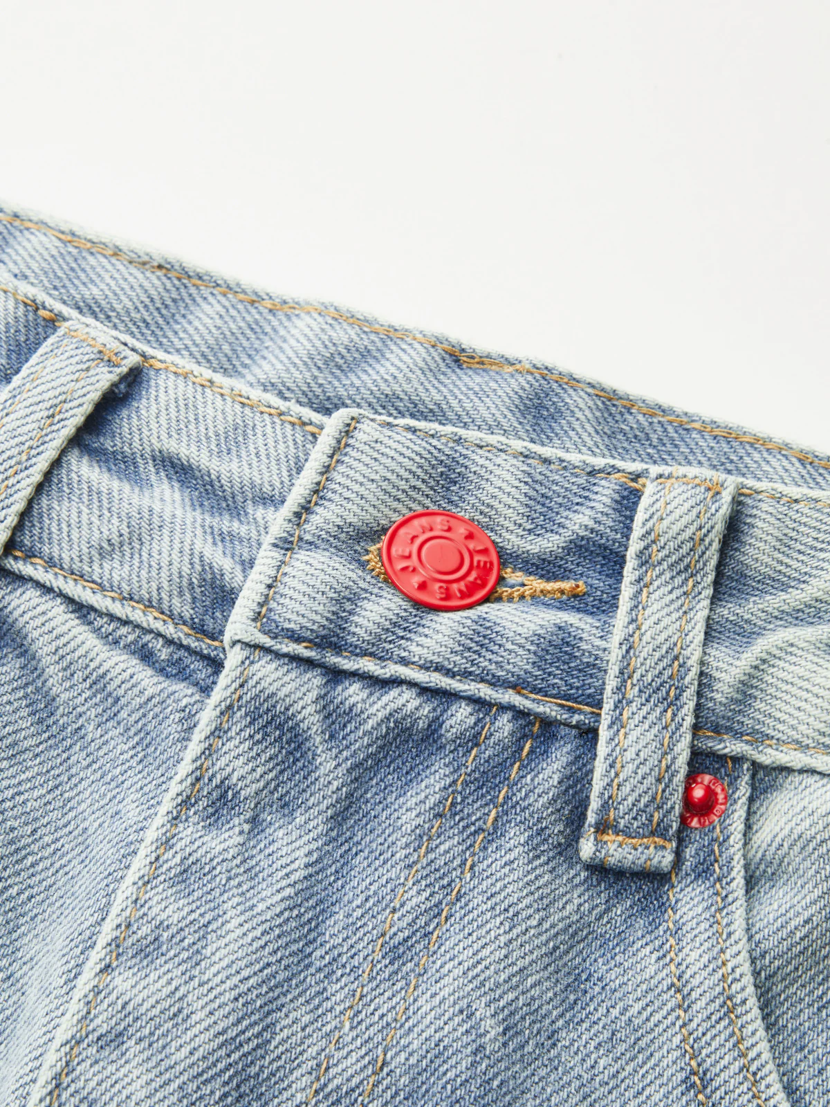 Side Stripe Curved Leg Denim Jeans - Image 5