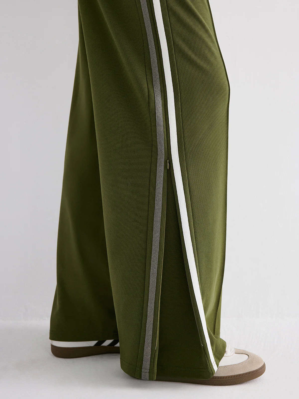 Side Stripe Slit Sweatpants - Image 2