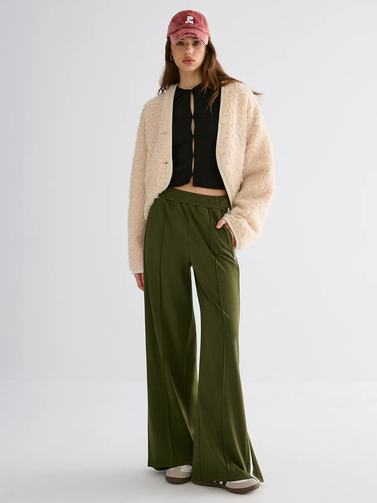 Side Stripe Slit Sweatpants - Image 3