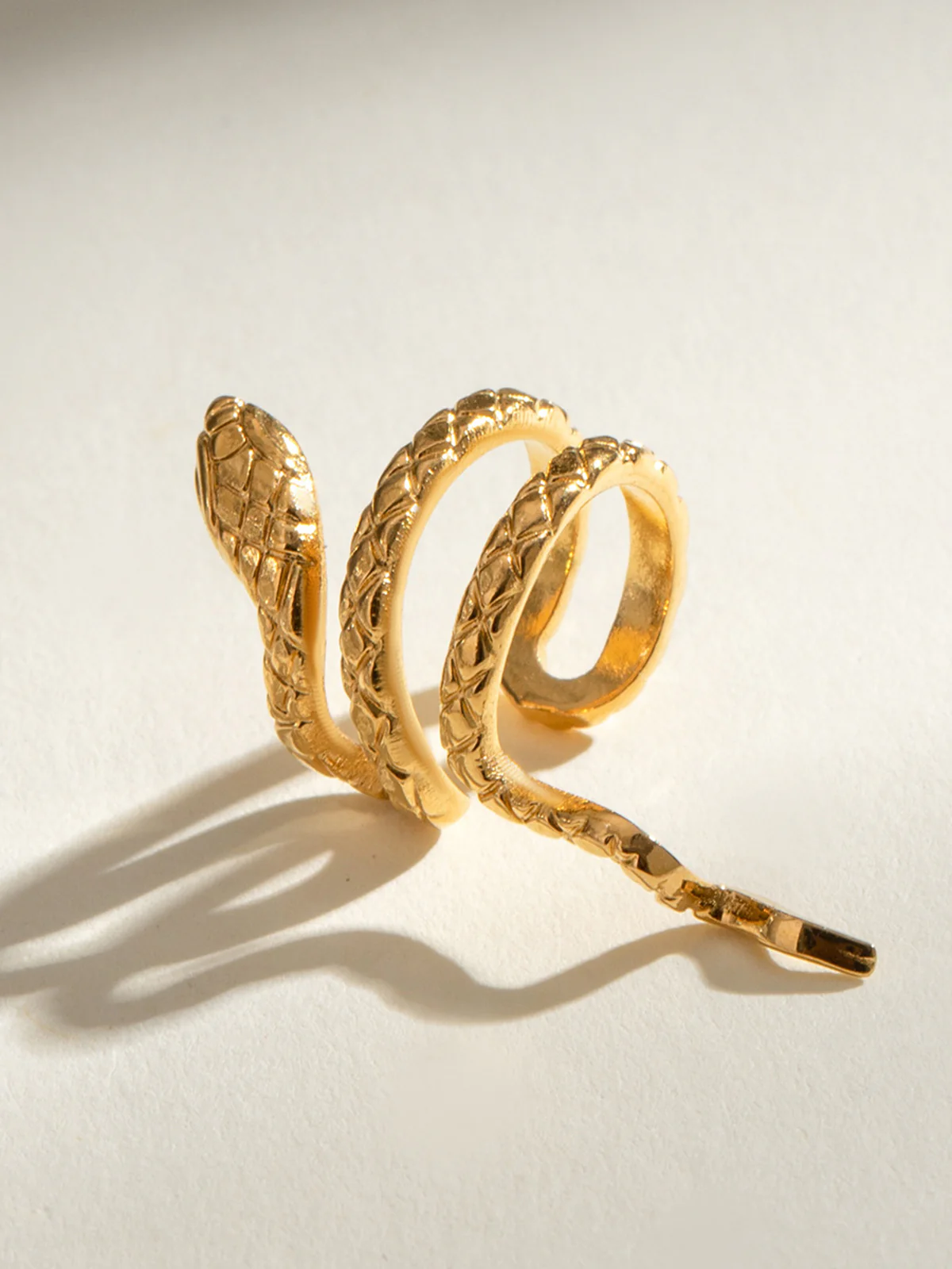 Single Snake-Shaped Ear Cuff - Image 4