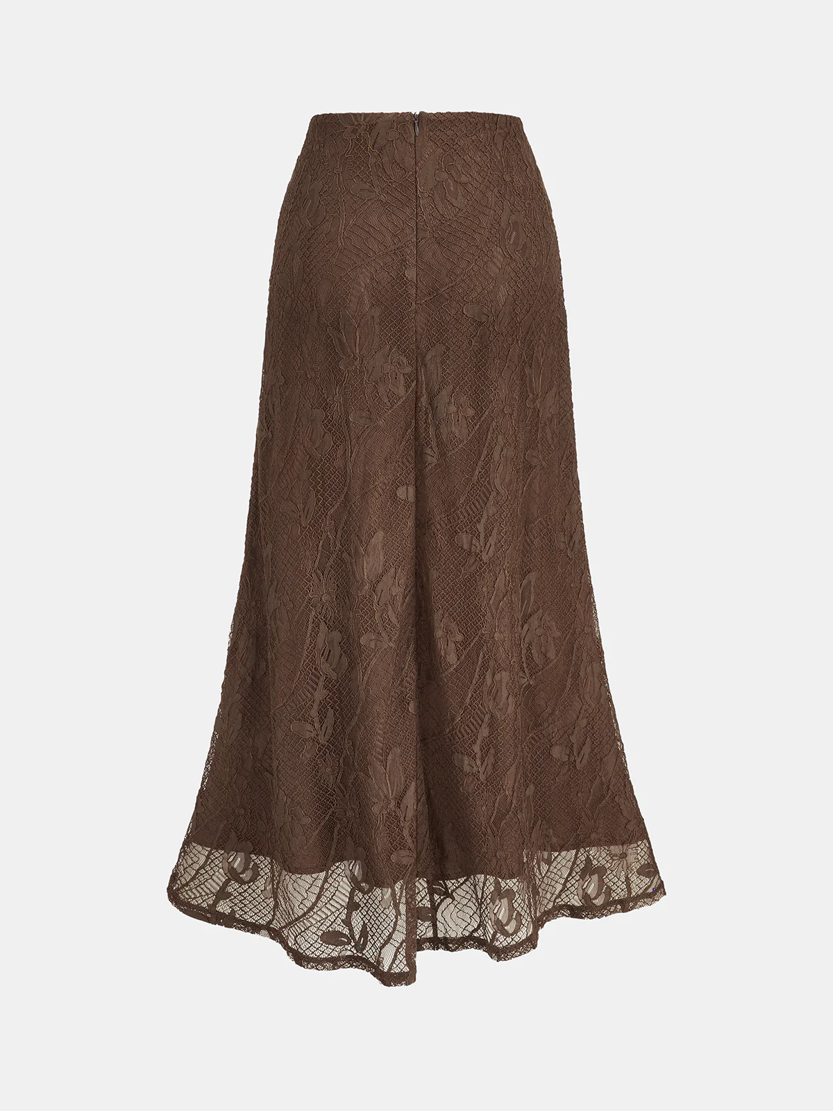 Sleeveless Asymmetric Top & Lace Mermaid Skirt Set - Image 5