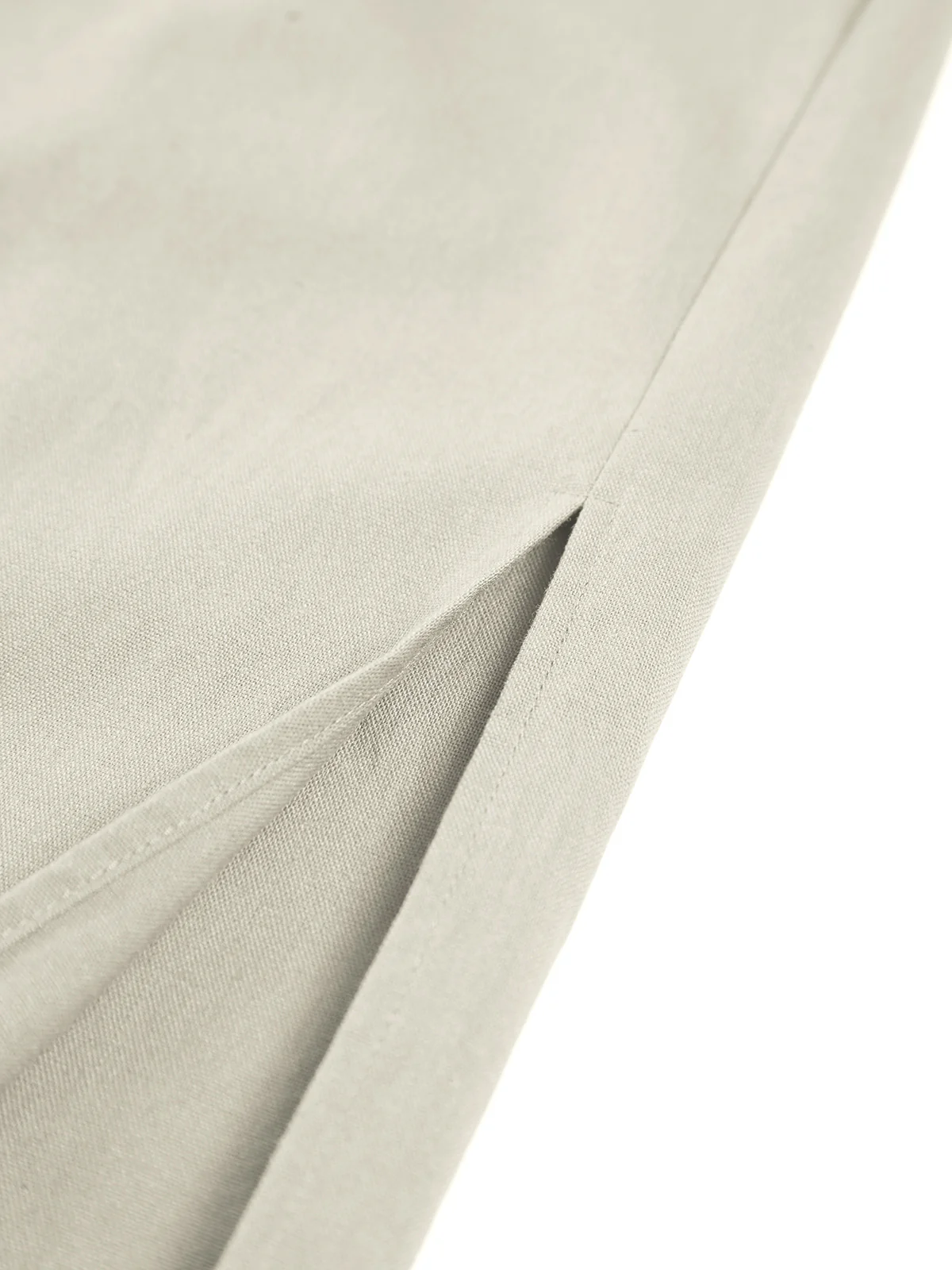 Sleeveless Button-Down Collar Tie Back Skirt Set - Image 7