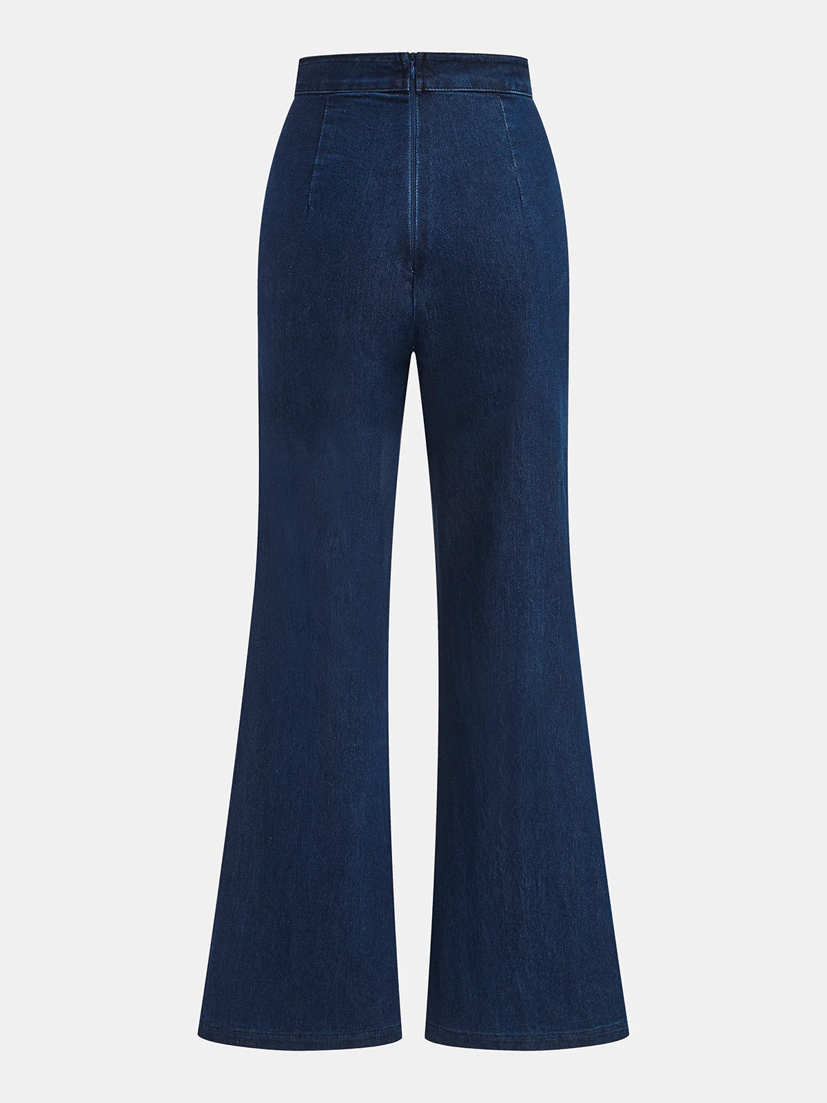 Sleeveless Denim Top Flared Pants Set - Image 5