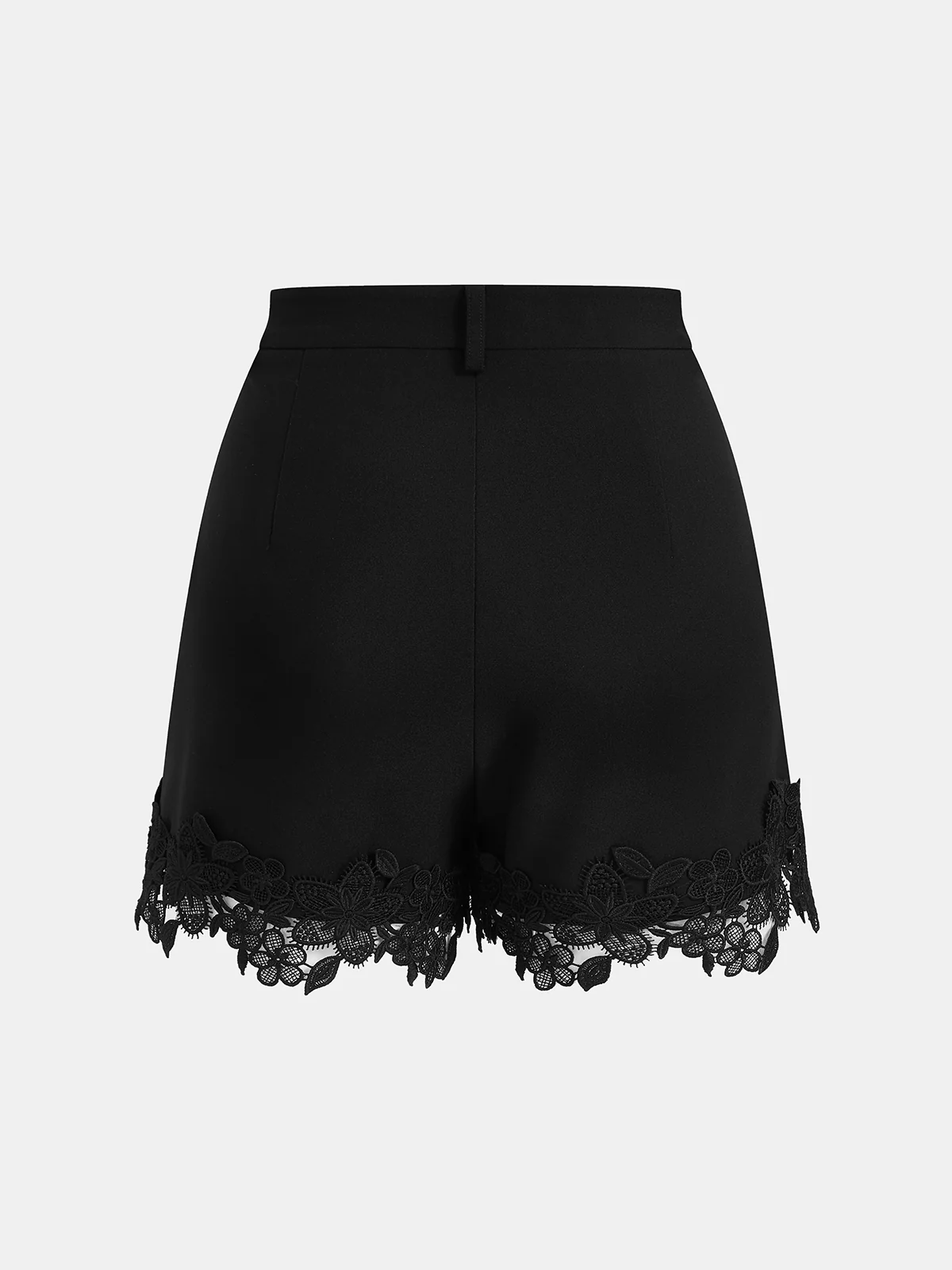 Sleeveless Lace Trim Crop Top & Shorts Set - Image 6