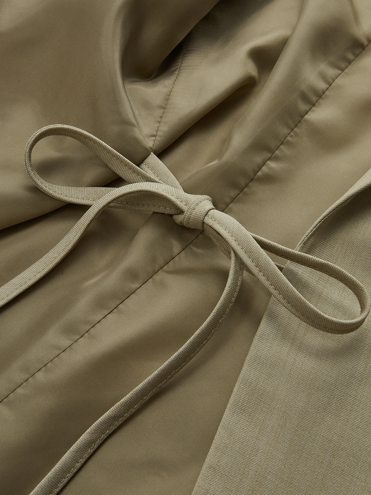 Sleeveless Lapel Tie-Waist Vest - Image 5