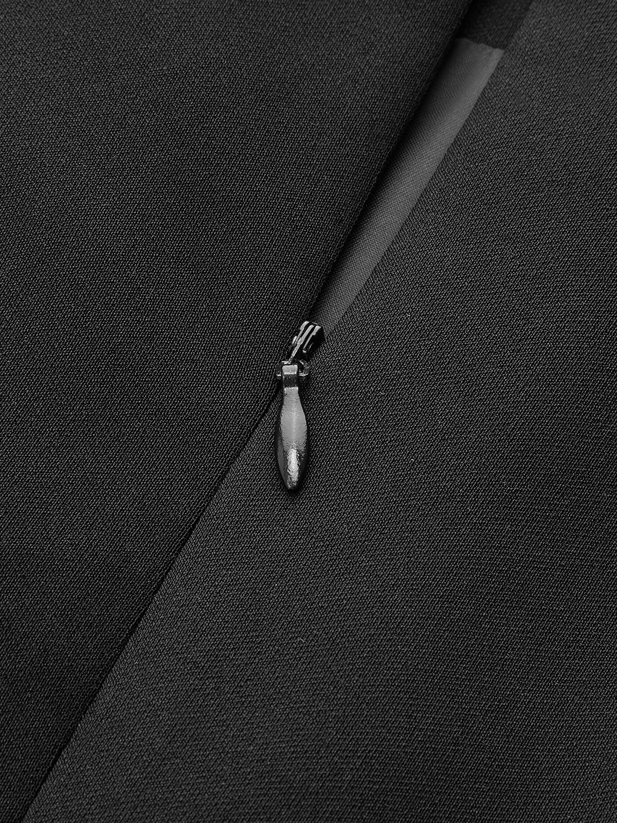 Sleeveless Metal Detail Bodycon Midi Dress - Image 5