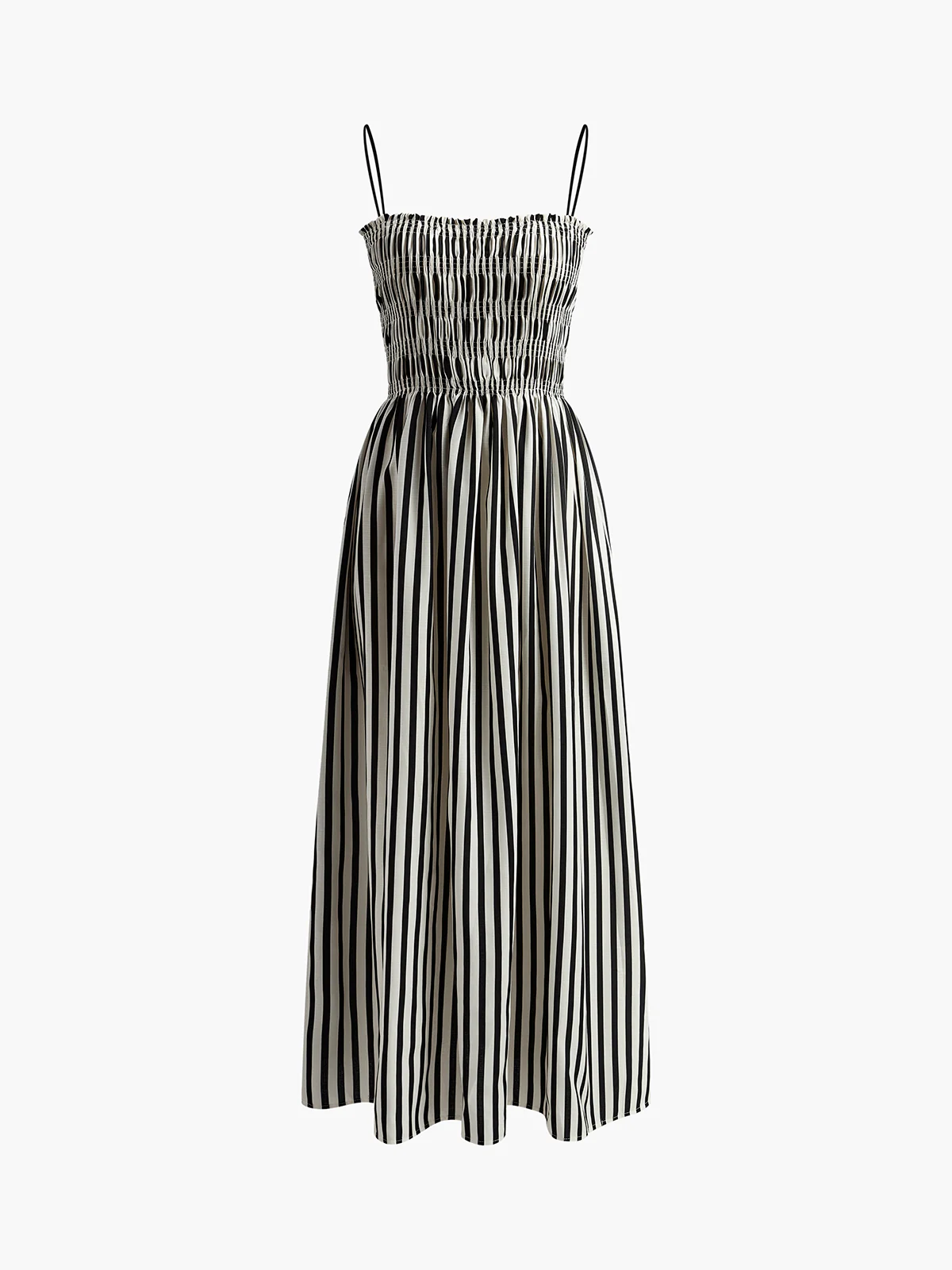 Sleeveless Pinstripe Long Dress - Image 7