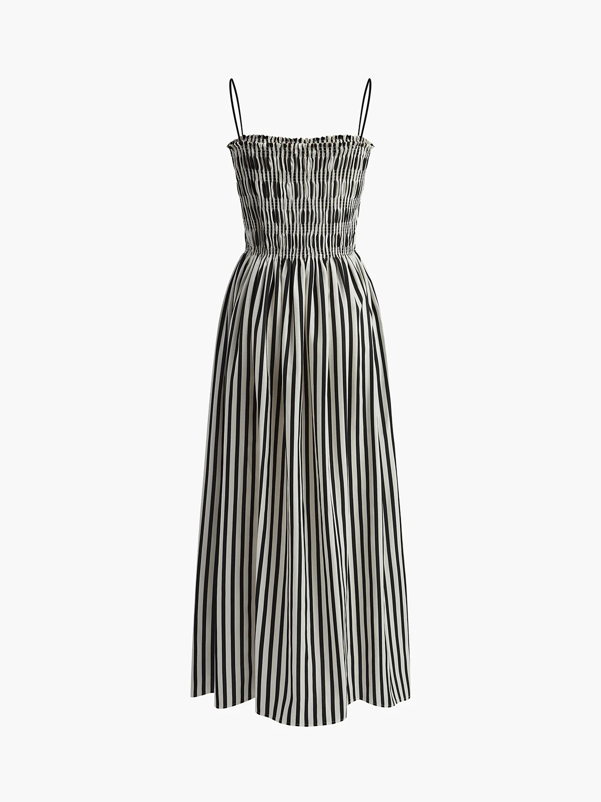 Sleeveless Pinstripe Long Dress - Image 8