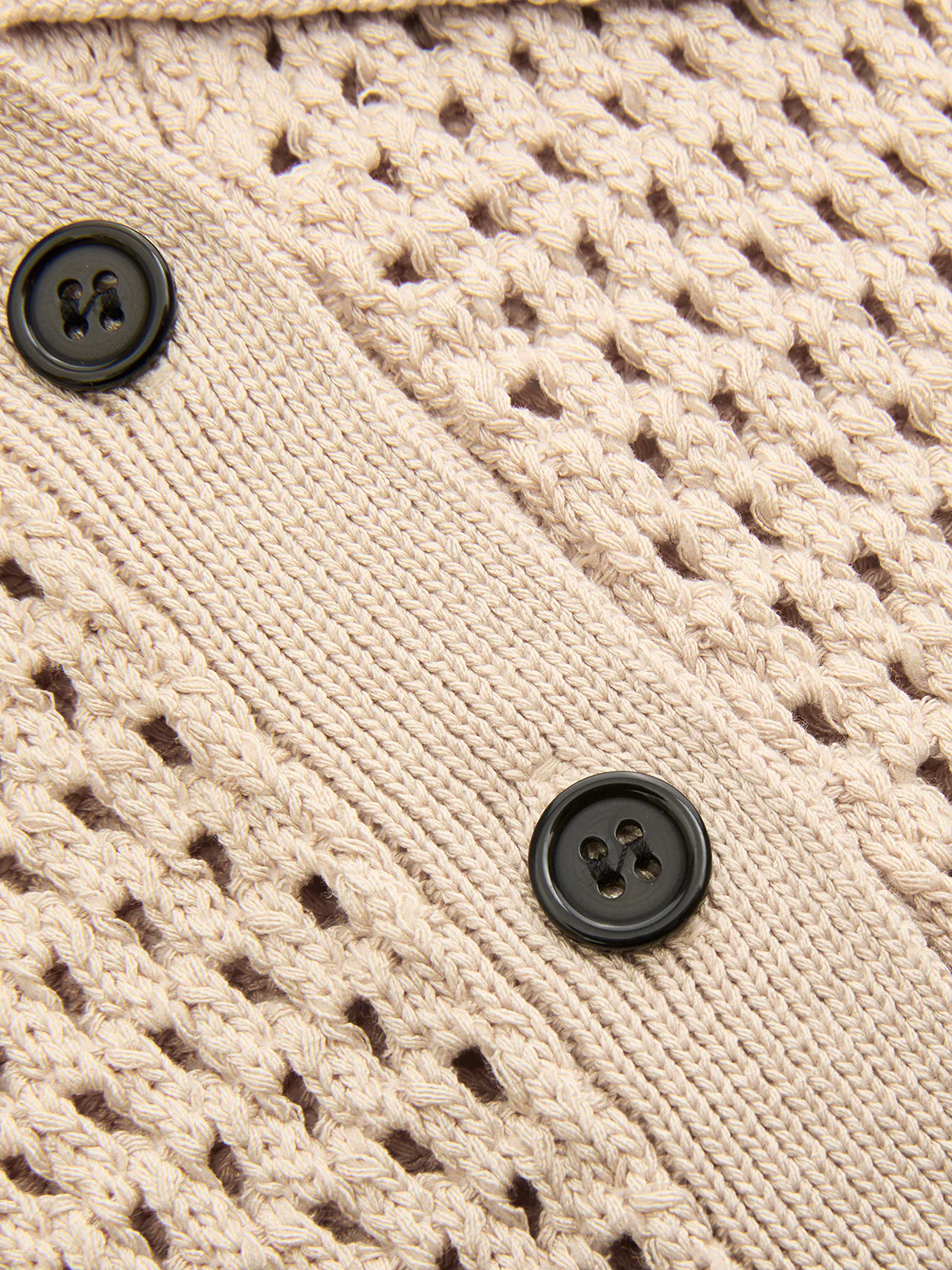 Sleeveless Polo Open Knit Top - Image 5