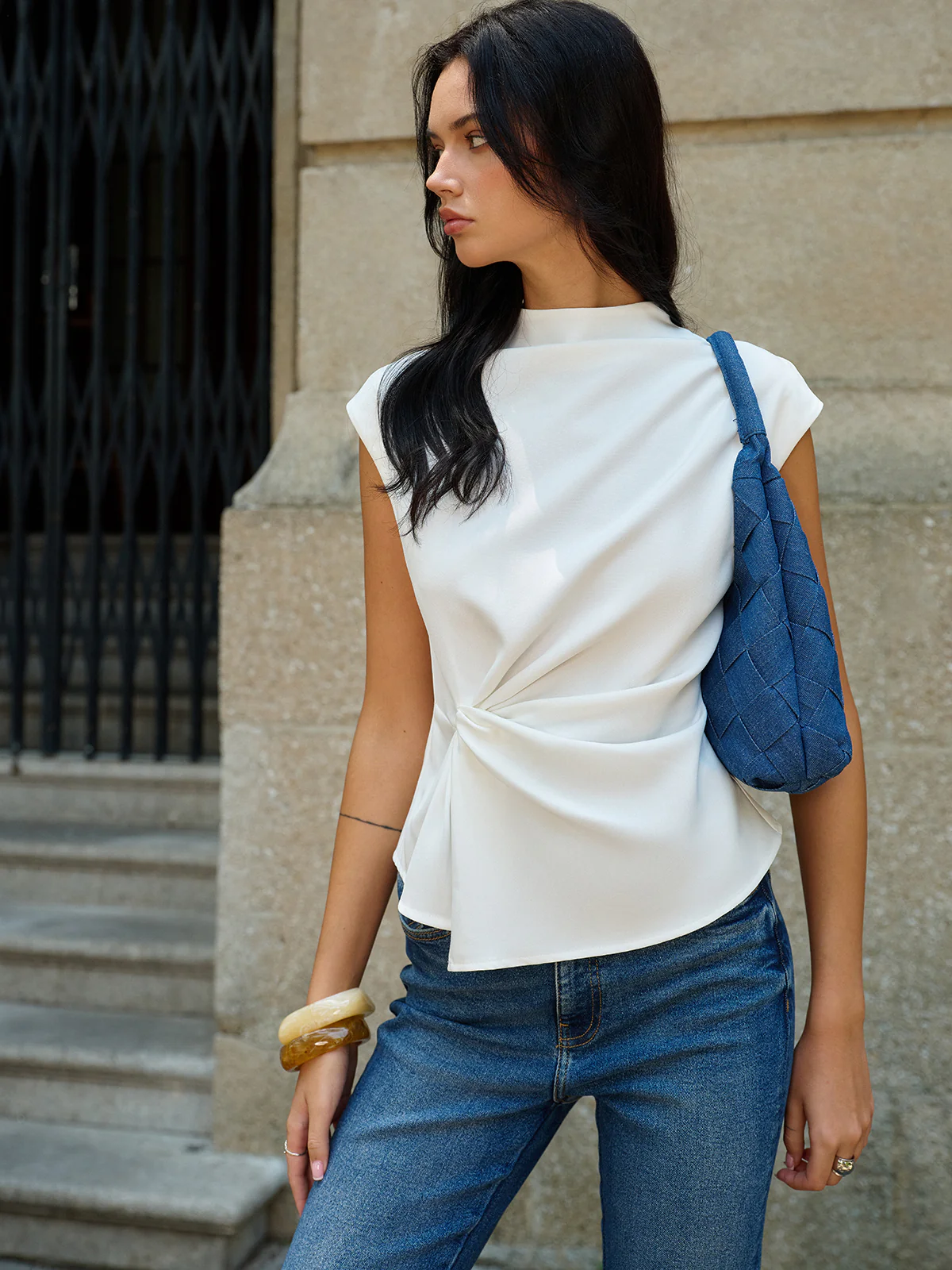 Sleeveless Ruched Top - Image 5