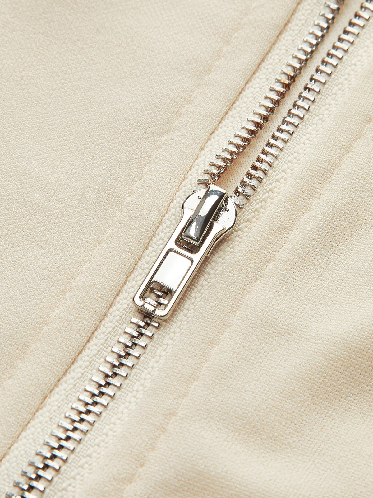 Sleeveless Tied Back Zipper Top - Image 3