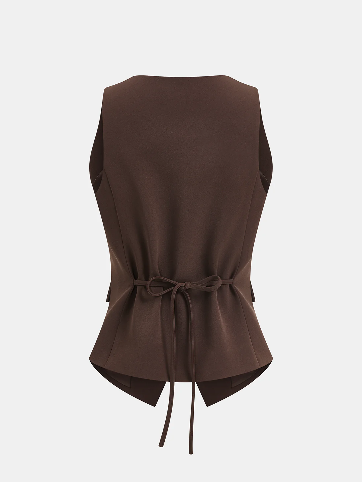 Sleeveless Vest & Wide Leg Pants Set - Image 3