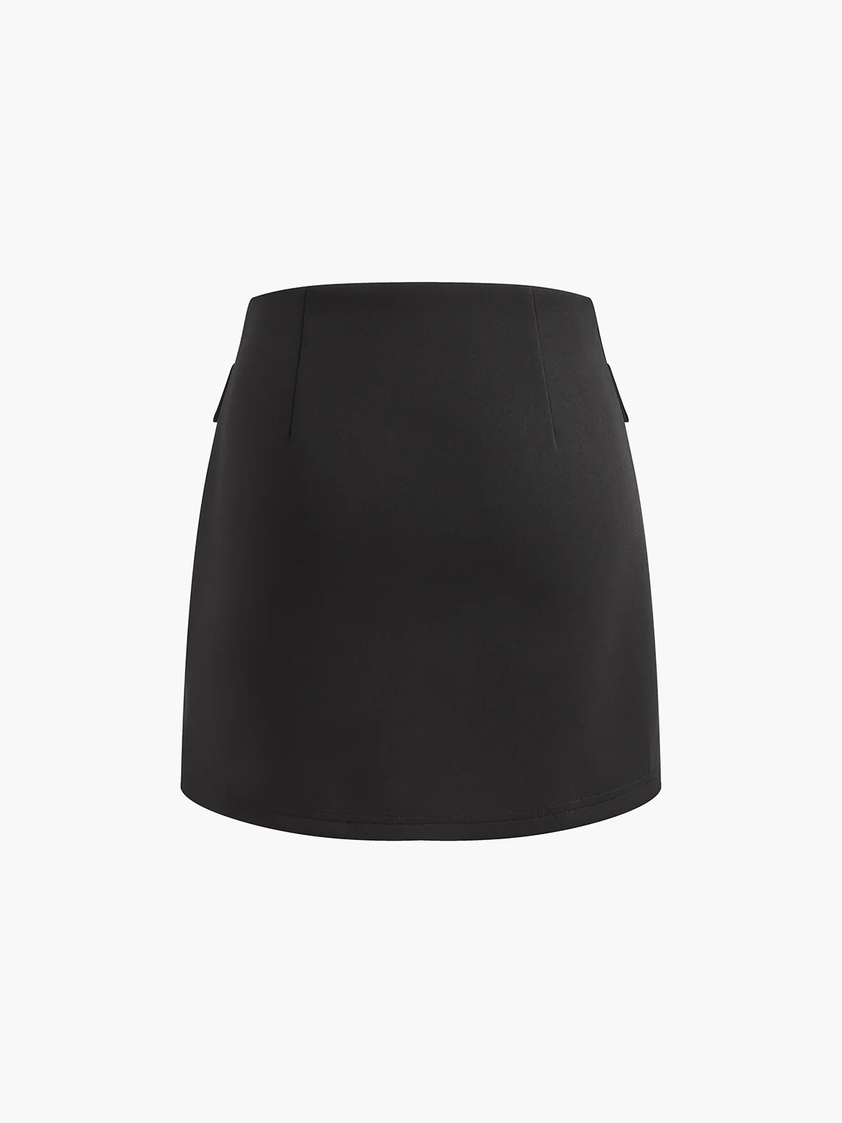 Slim Sleeveless Pockets Skirt Set - Image 3
