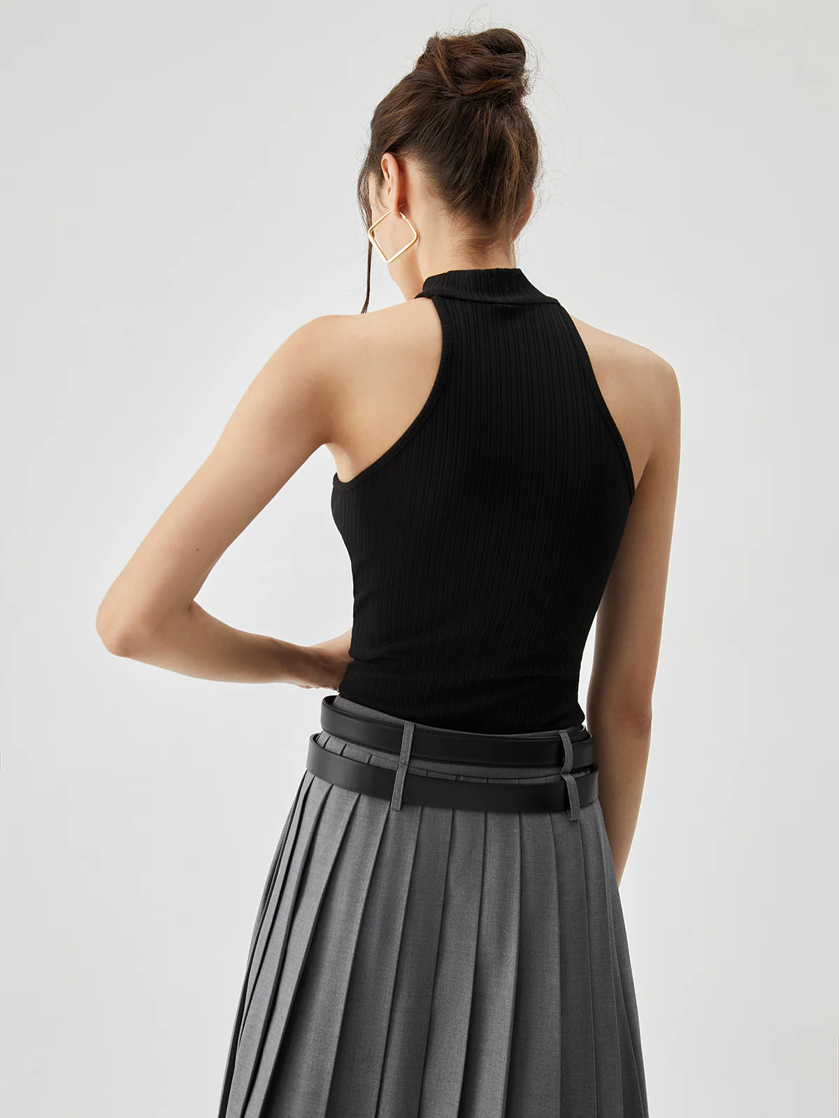 Slinky Solid Halter Top - Image 6