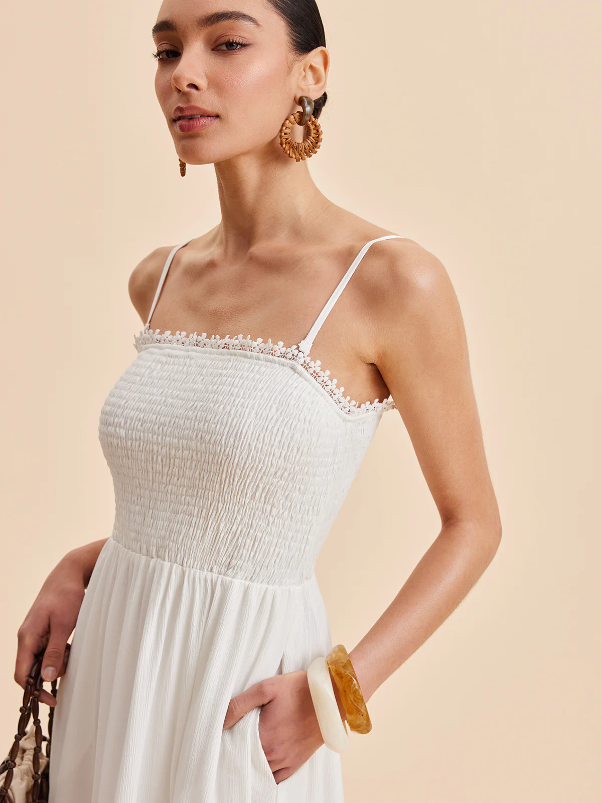 Smocked Cami Dress - Image 3