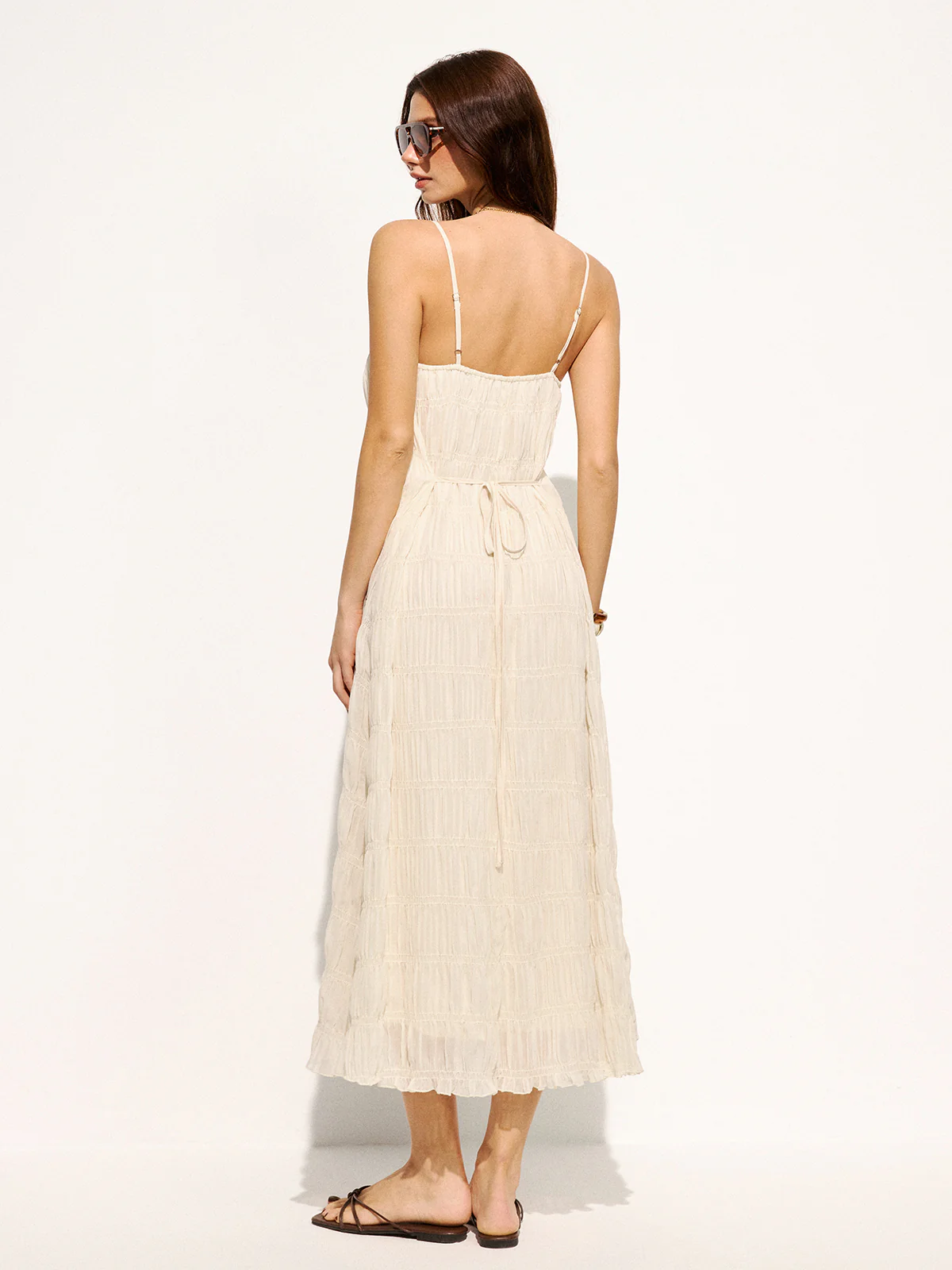 Smocked Tiered Cami Maxi Dress - Image 4